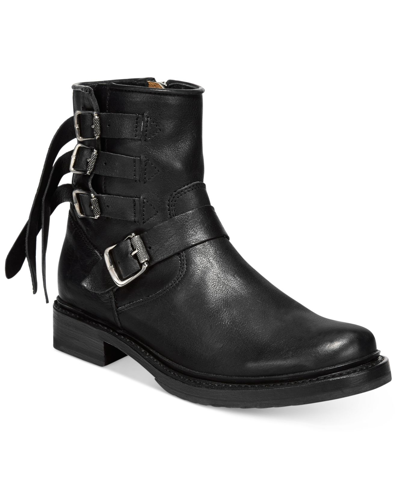 frye flat booties