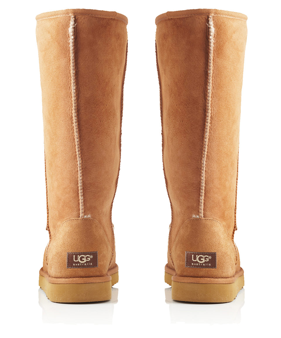 UGG Chestnut Classic Tall Sheepskin Boots in Brown - Lyst