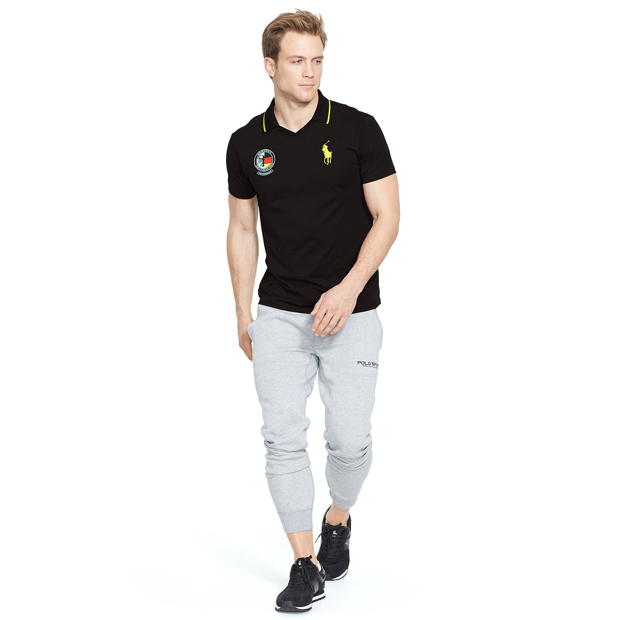 Ralph Lauren Germany Polo Shirt in Black for Men | Lyst