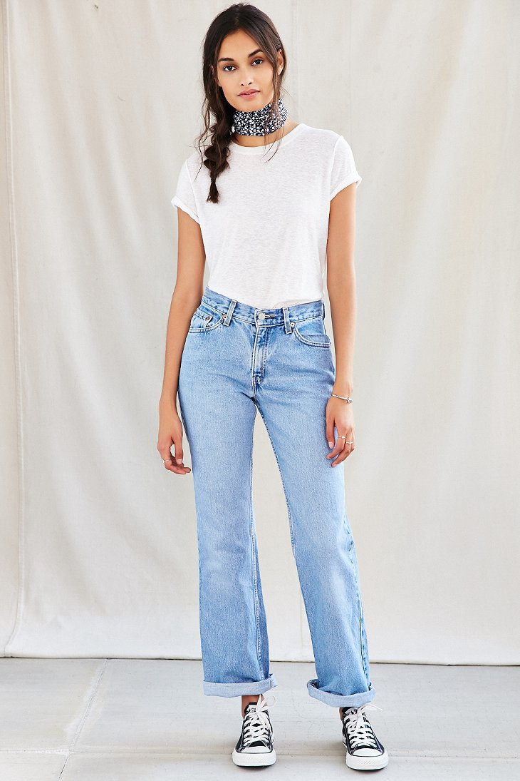 levi's 517 cropped boot cut jeans