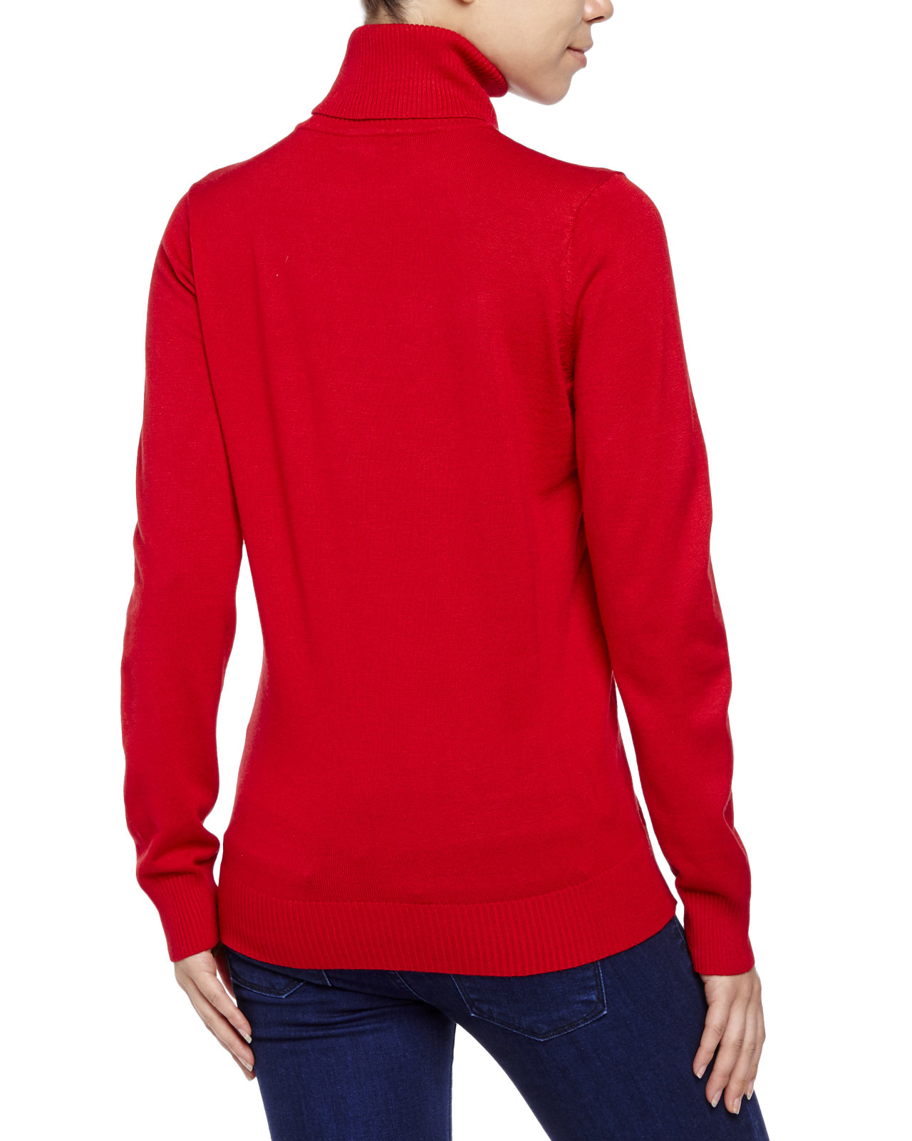 Joseph A Turtleneck Sweater in Red - Lyst
