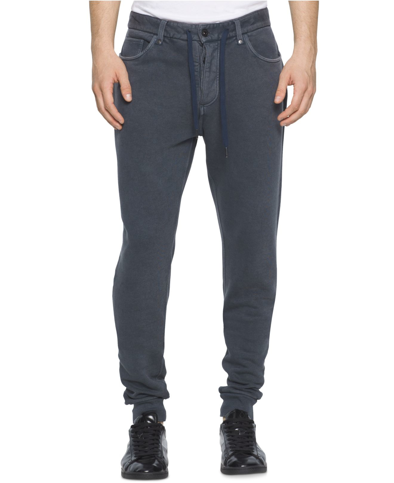 reebok men's mesh knit pants