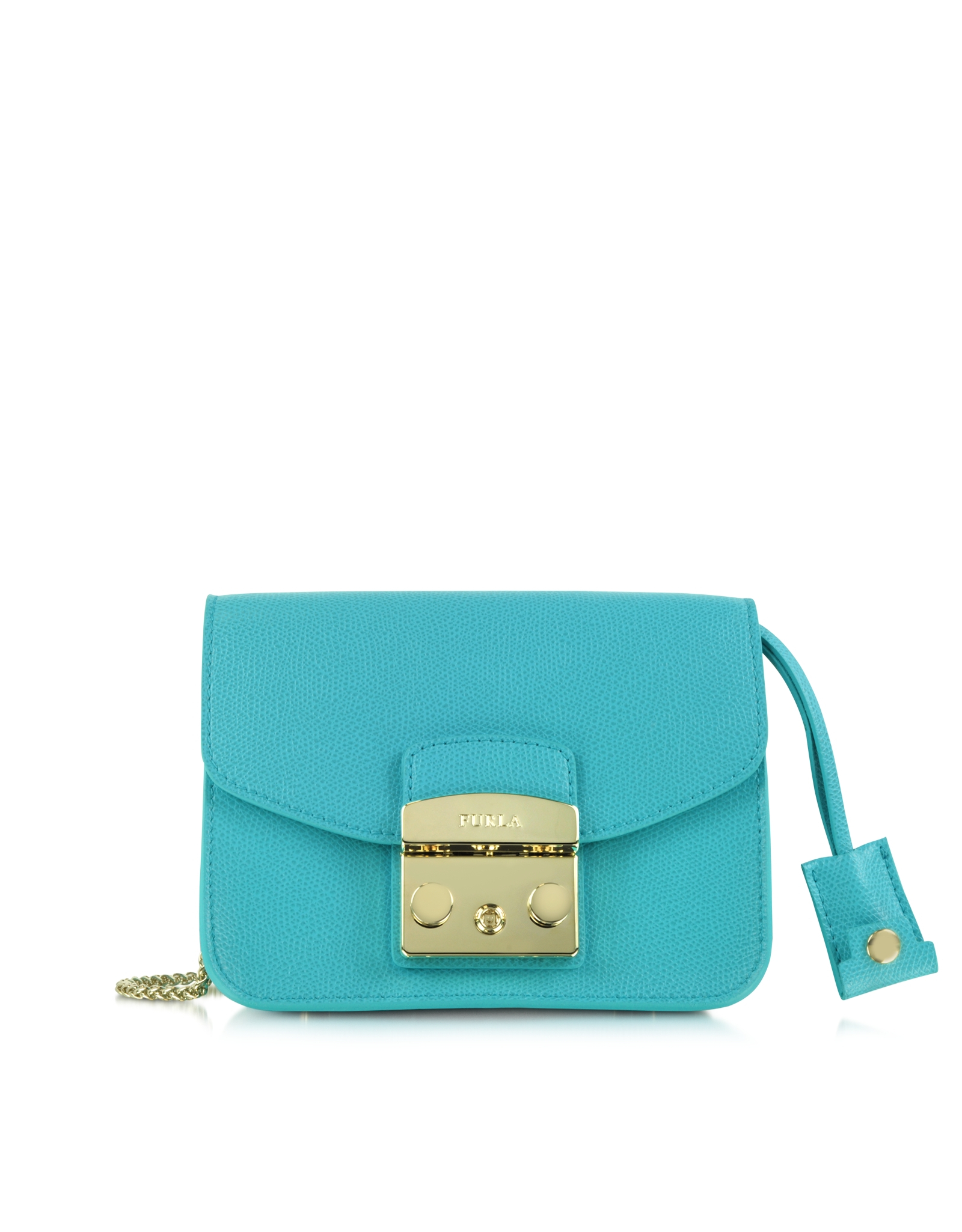 furla metropolis mini leather crossbody in blue lyst furla metropolis mini leather crossbody in blue lyst