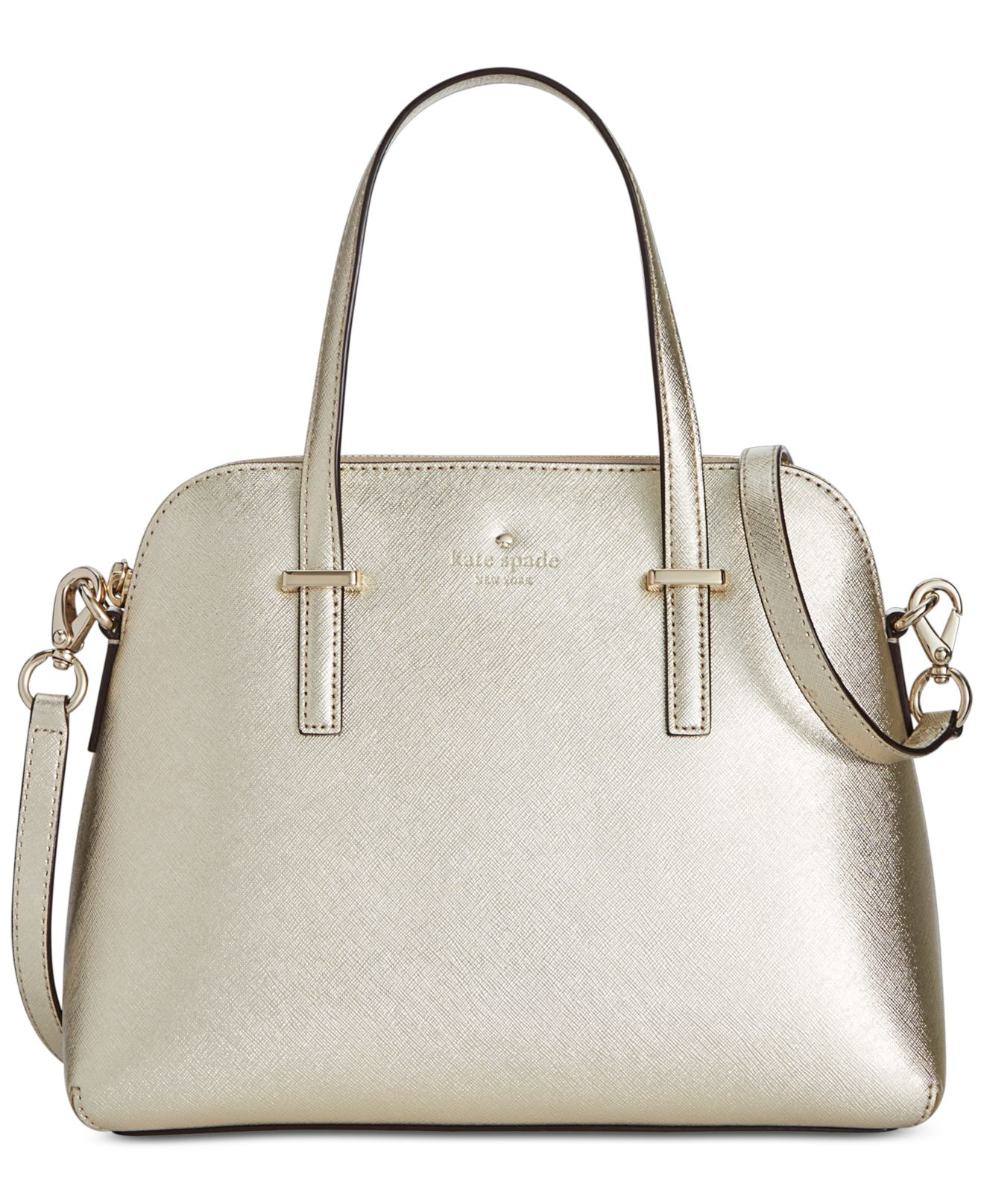 kate spade new york Knott Pebbled Leather Medium Satchel - Macy's