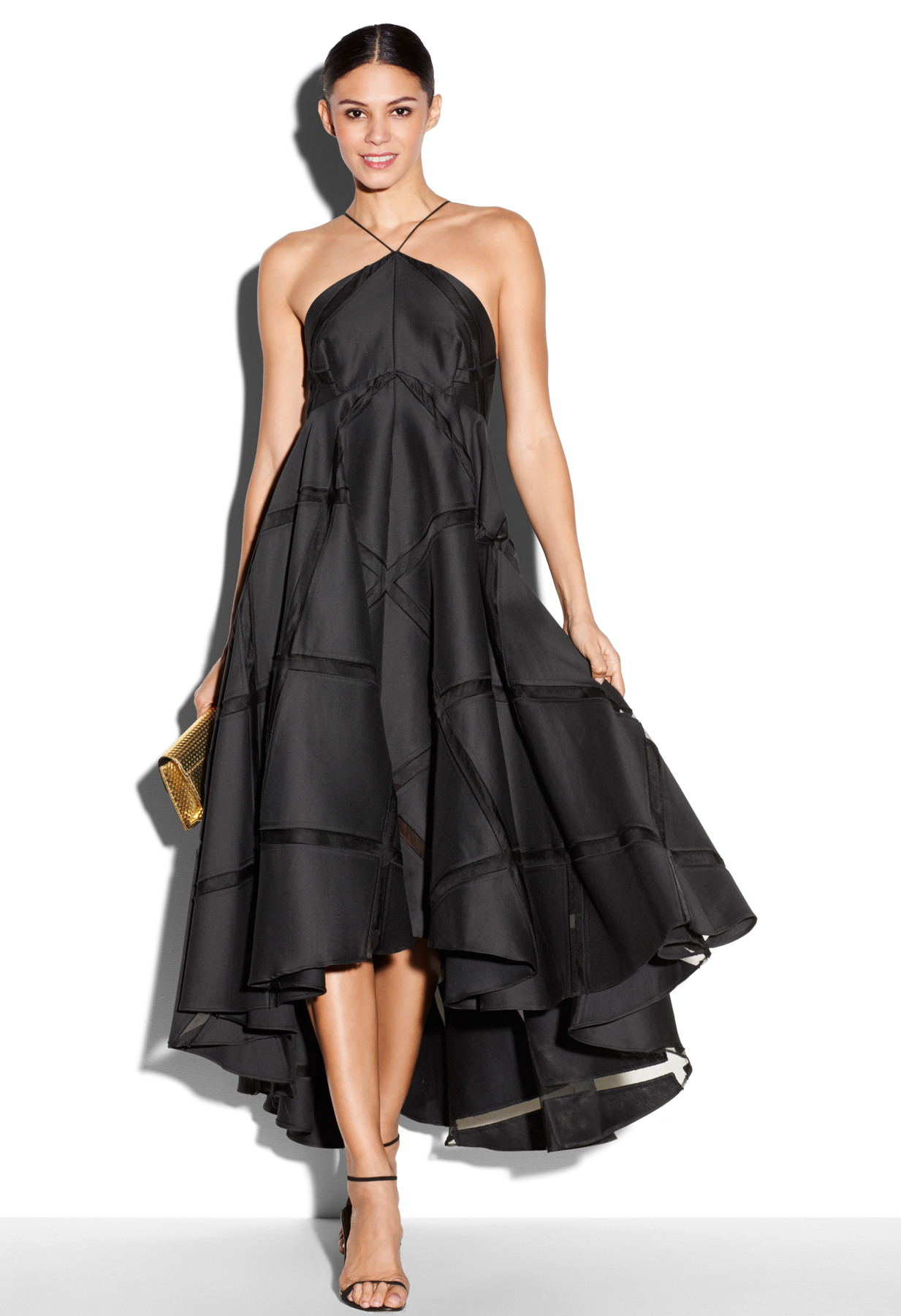 black milly dress