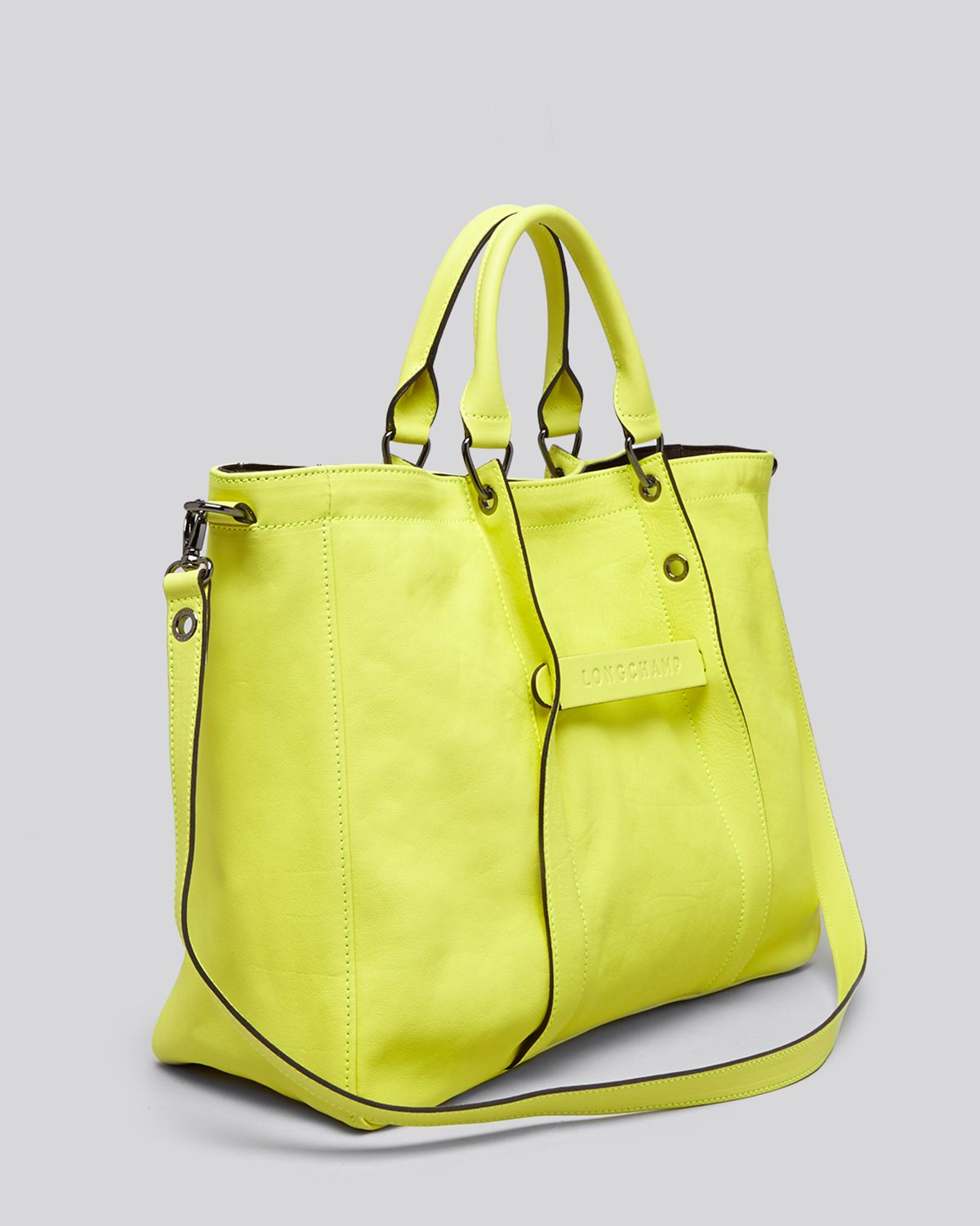 Longchamp Tote - 3d Large in Yellow - Lyst