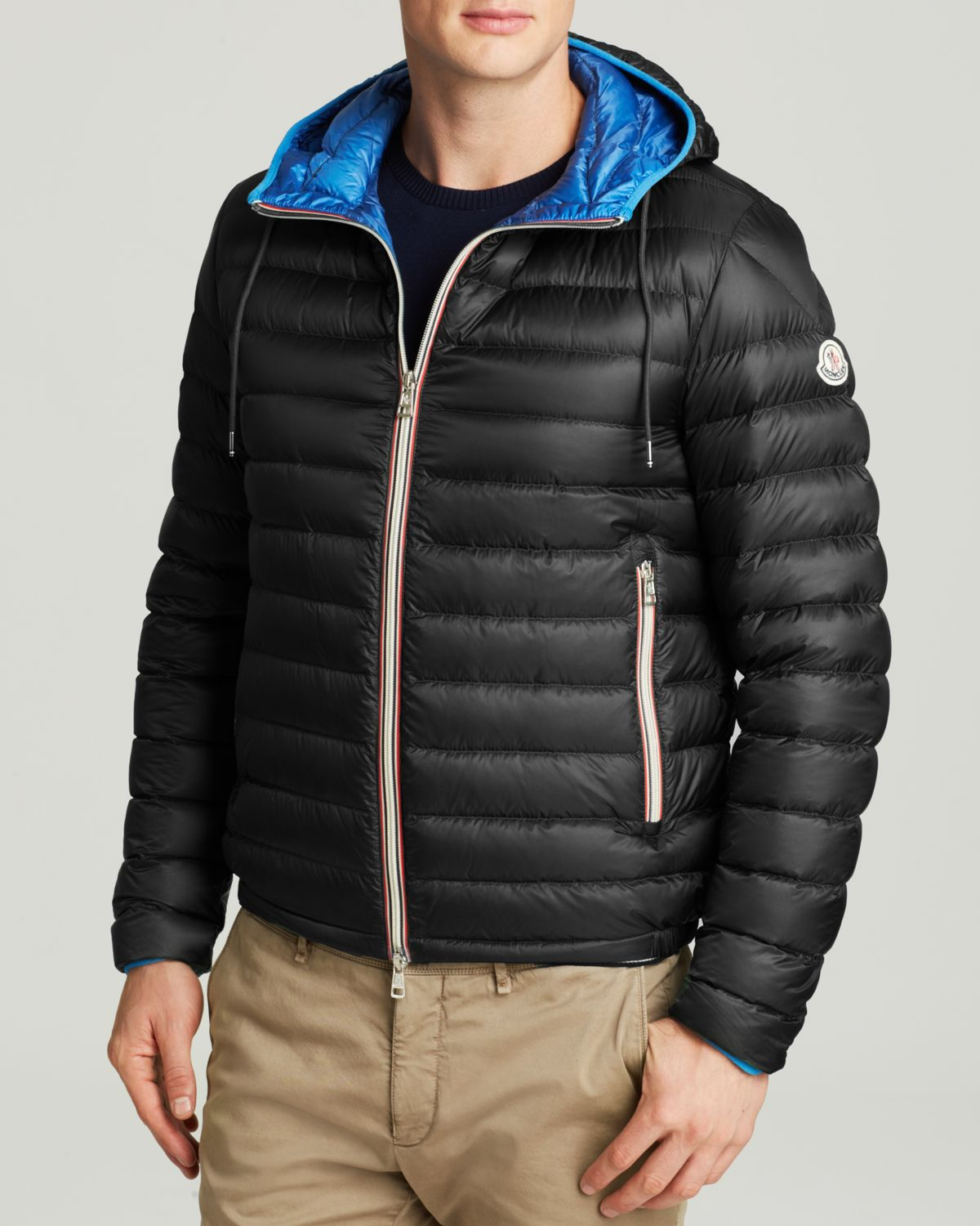 Moncler Athenes Hooded Down Jacket in 