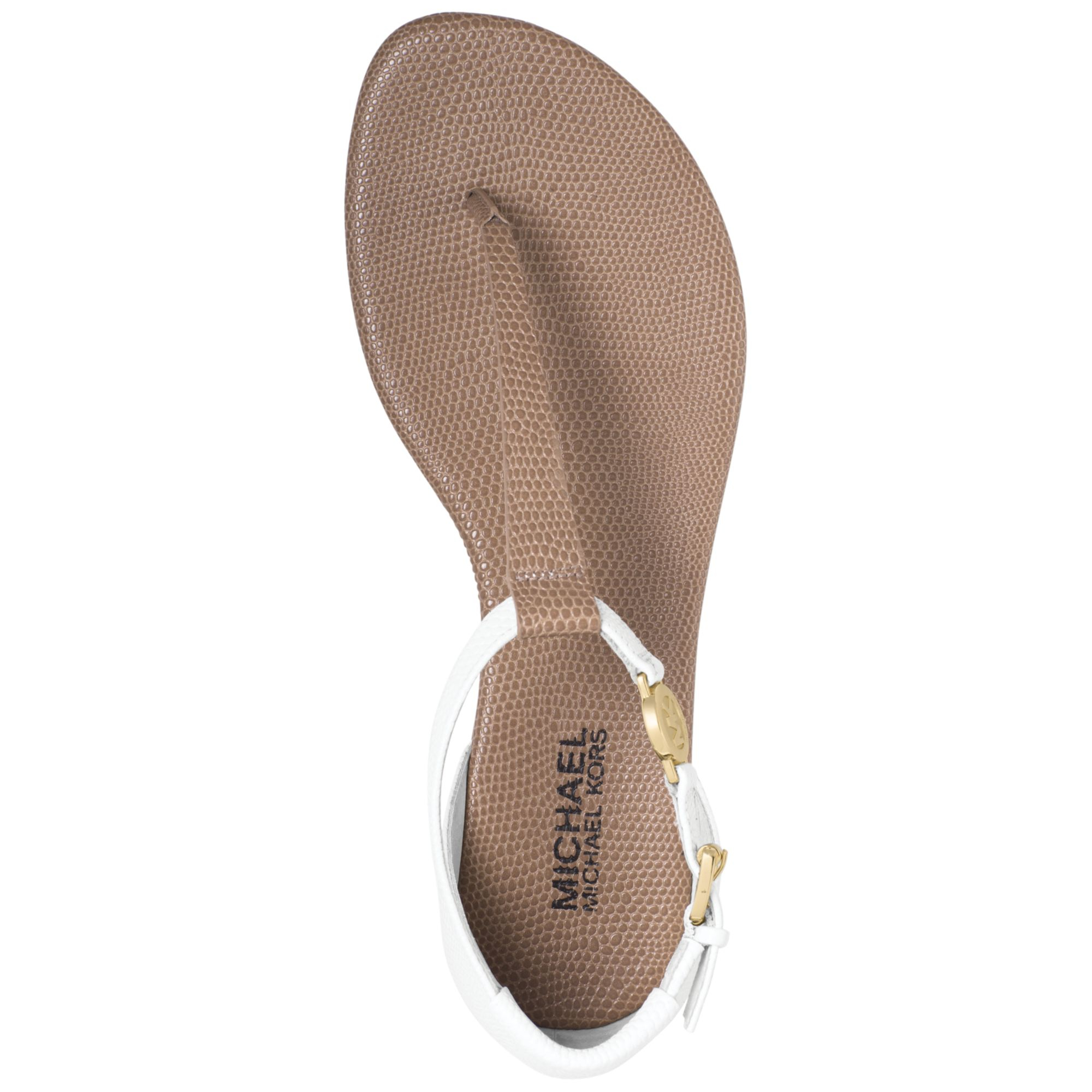 michael kors briar leather thong sandals