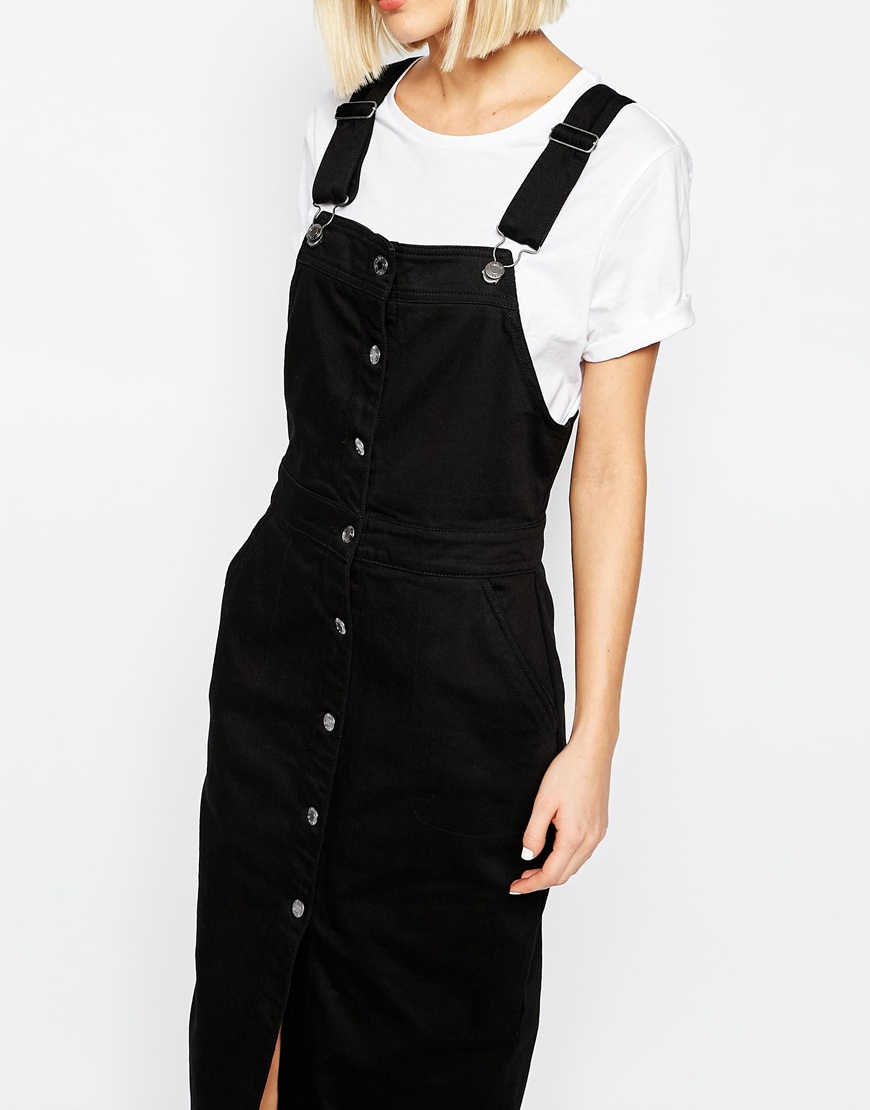 dr denim dungaree dress