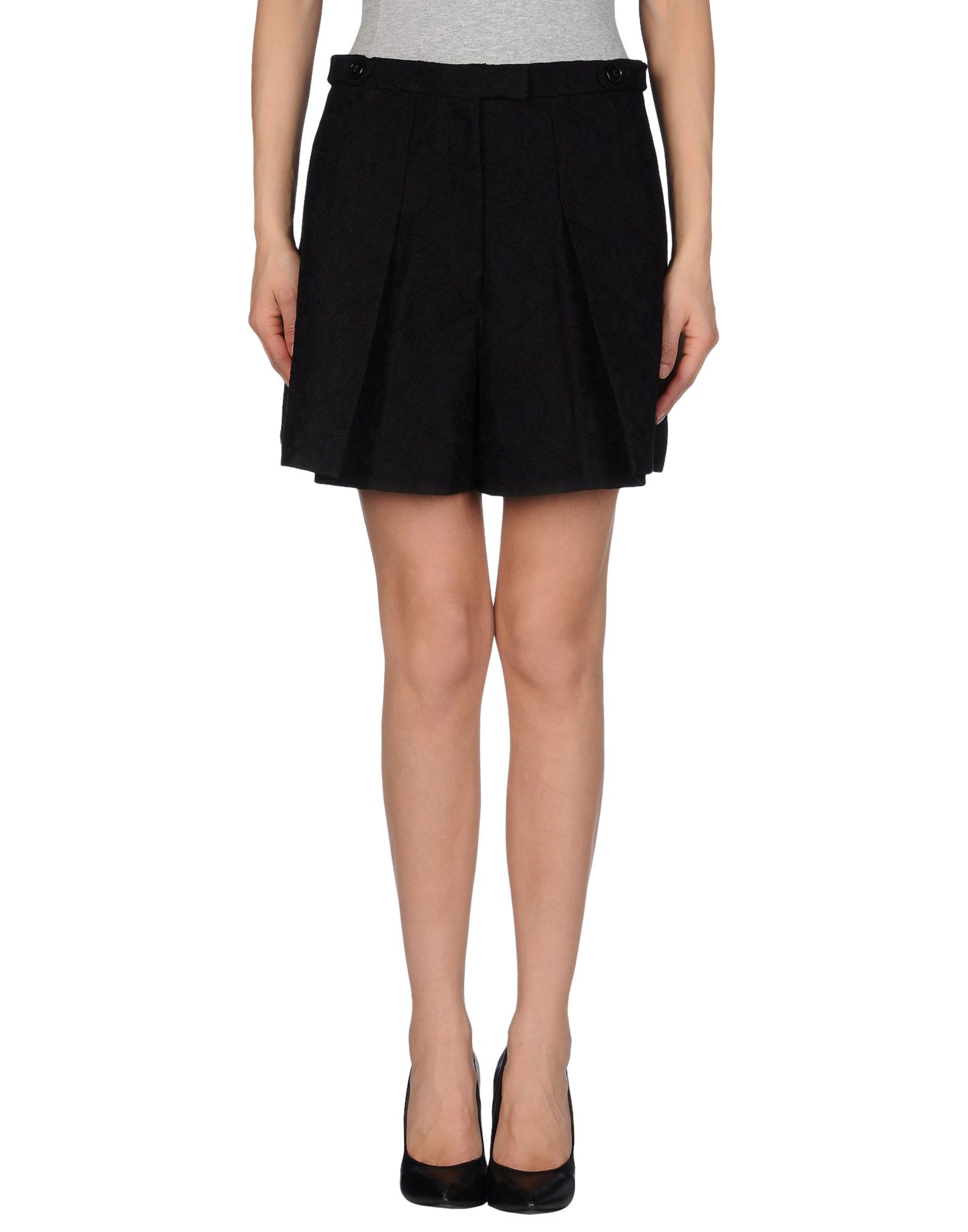 Victoria Beckham Mini Skirt in Black | Lyst