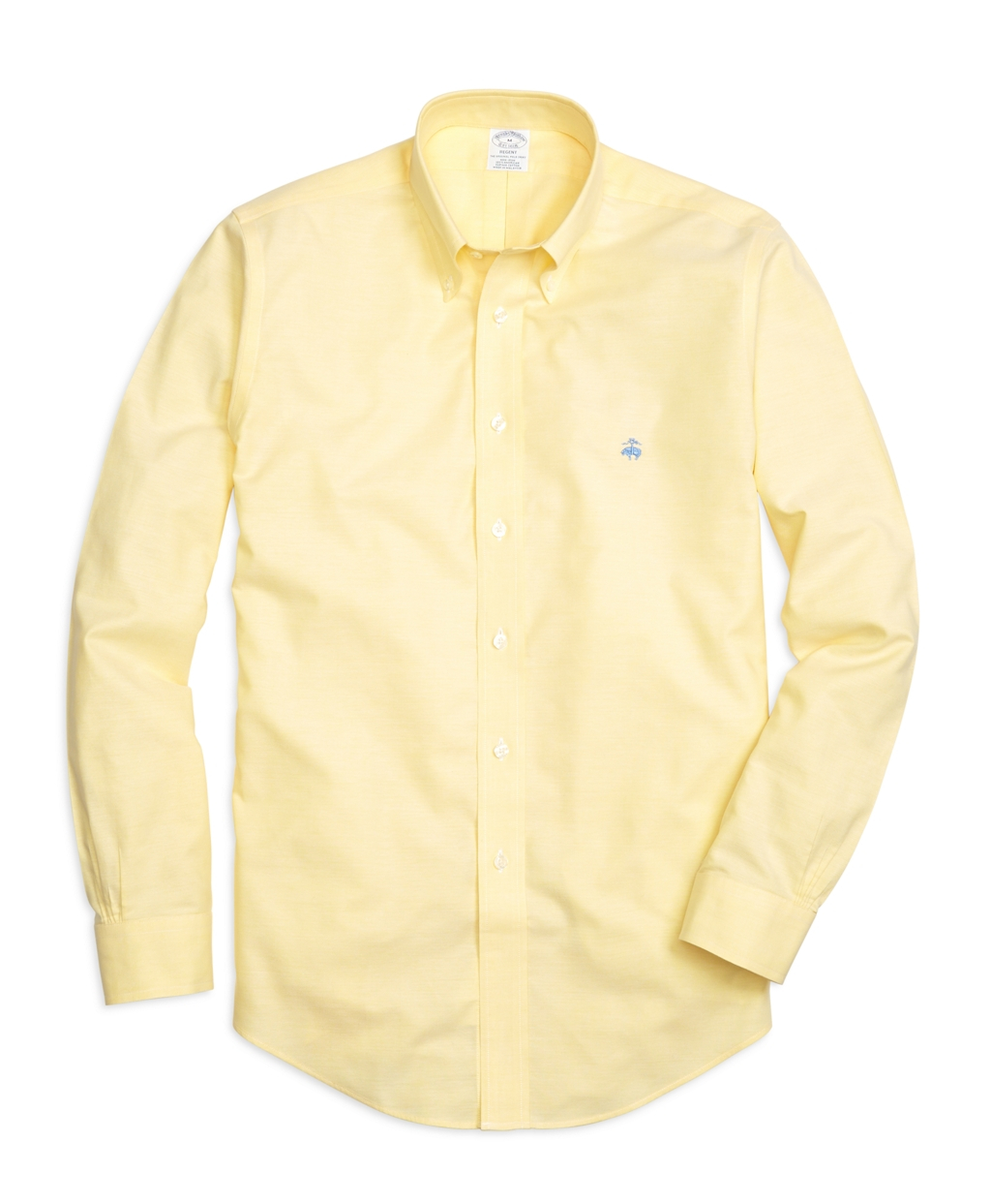 Brooks Brothers Non-Iron Regent Fit Oxford Sport Shirt in Yellow for ...