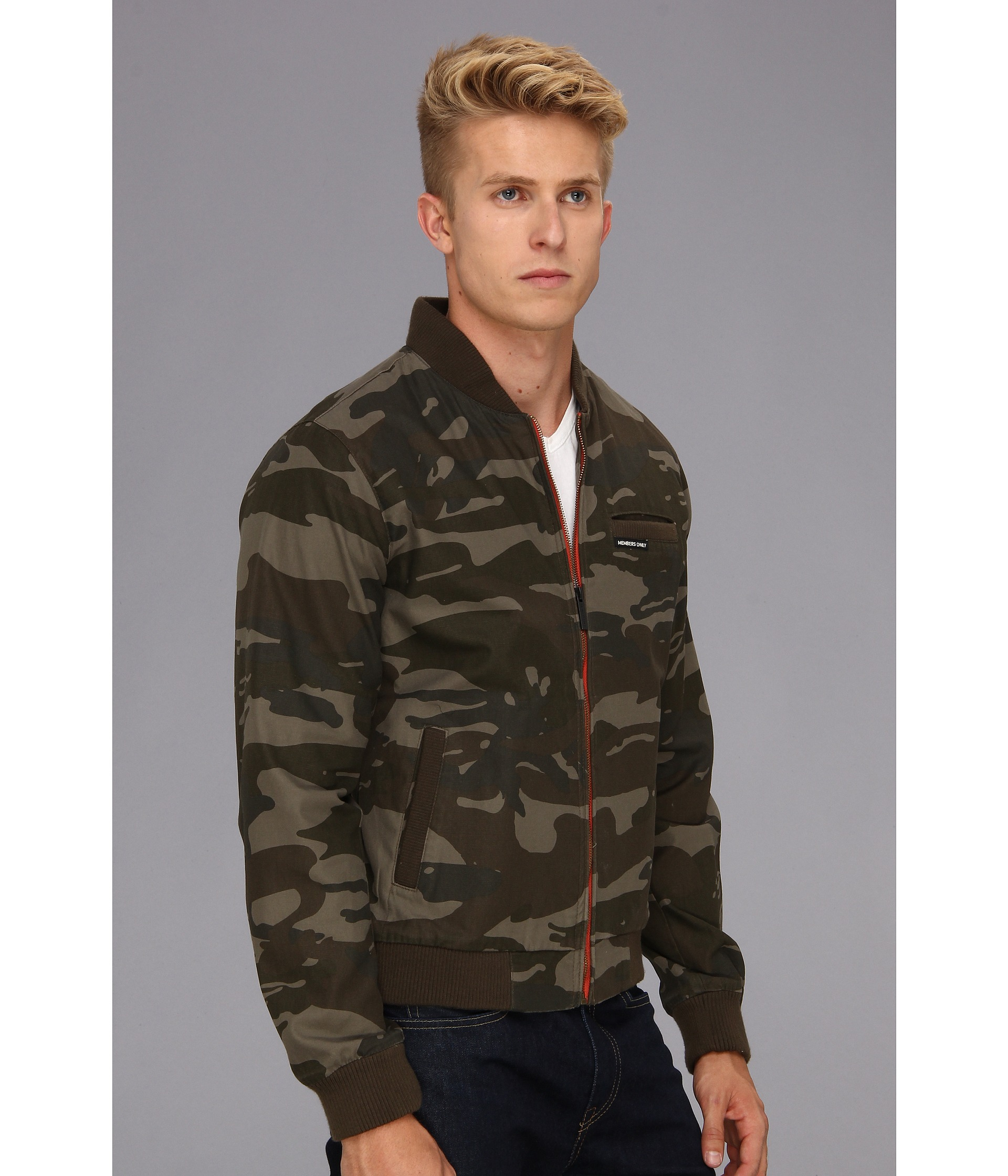 members only jacket camo