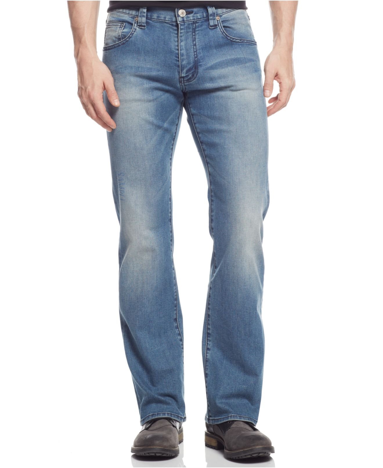 Armani Jeans J05 Bootcut Jeans in Denim Blue (Blue) for Men - Lyst