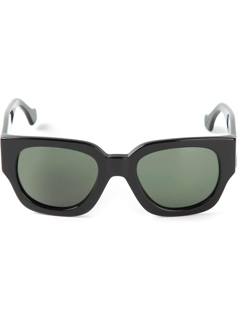 Balenciaga Thick D-Frame Sunglasses in Black for Men - Lyst