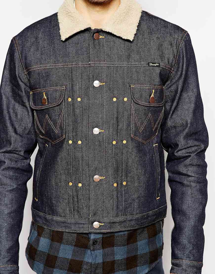 wrangler borg jacket