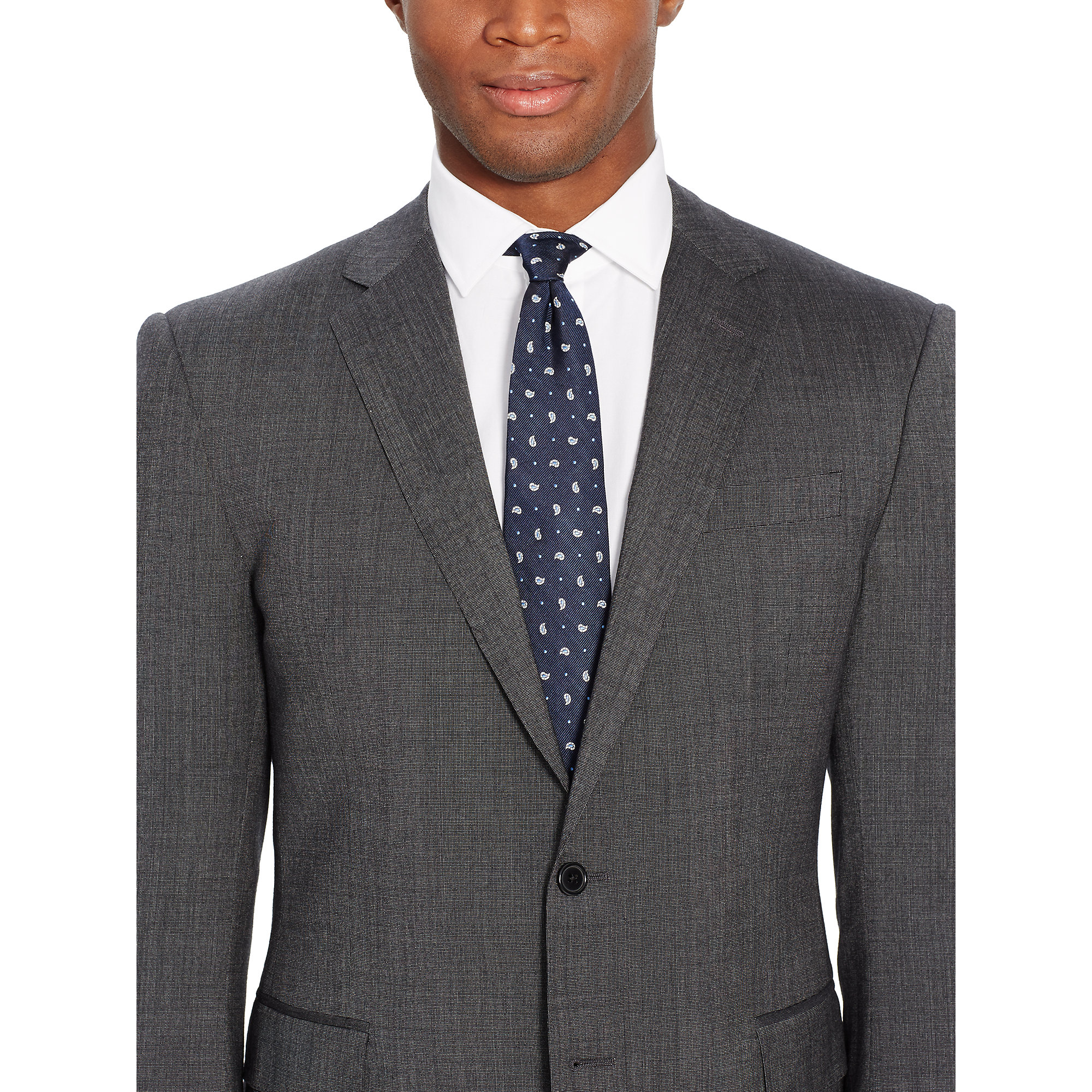 Polo ralph lauren Connery Pin Dot Wool Suit in Black for Men | Lyst