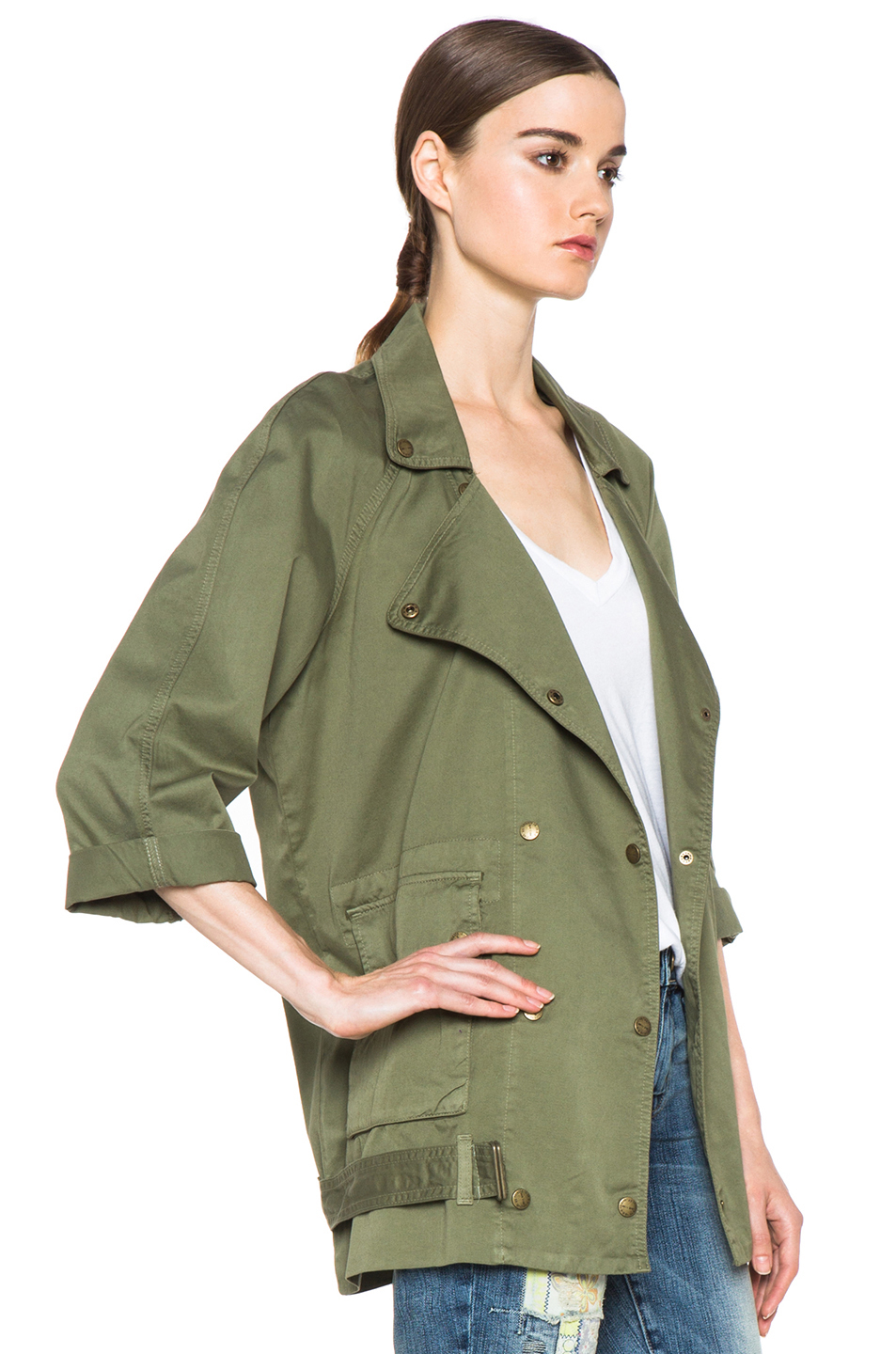 current elliott cropped infantry jacket