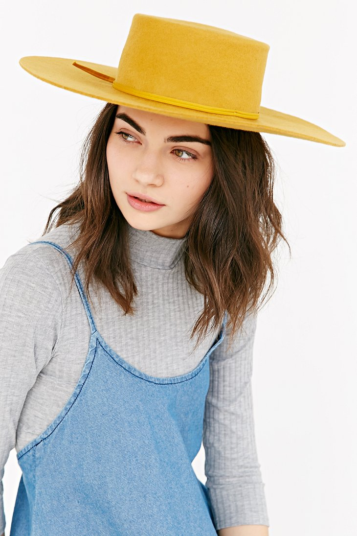 brixton yellow hat