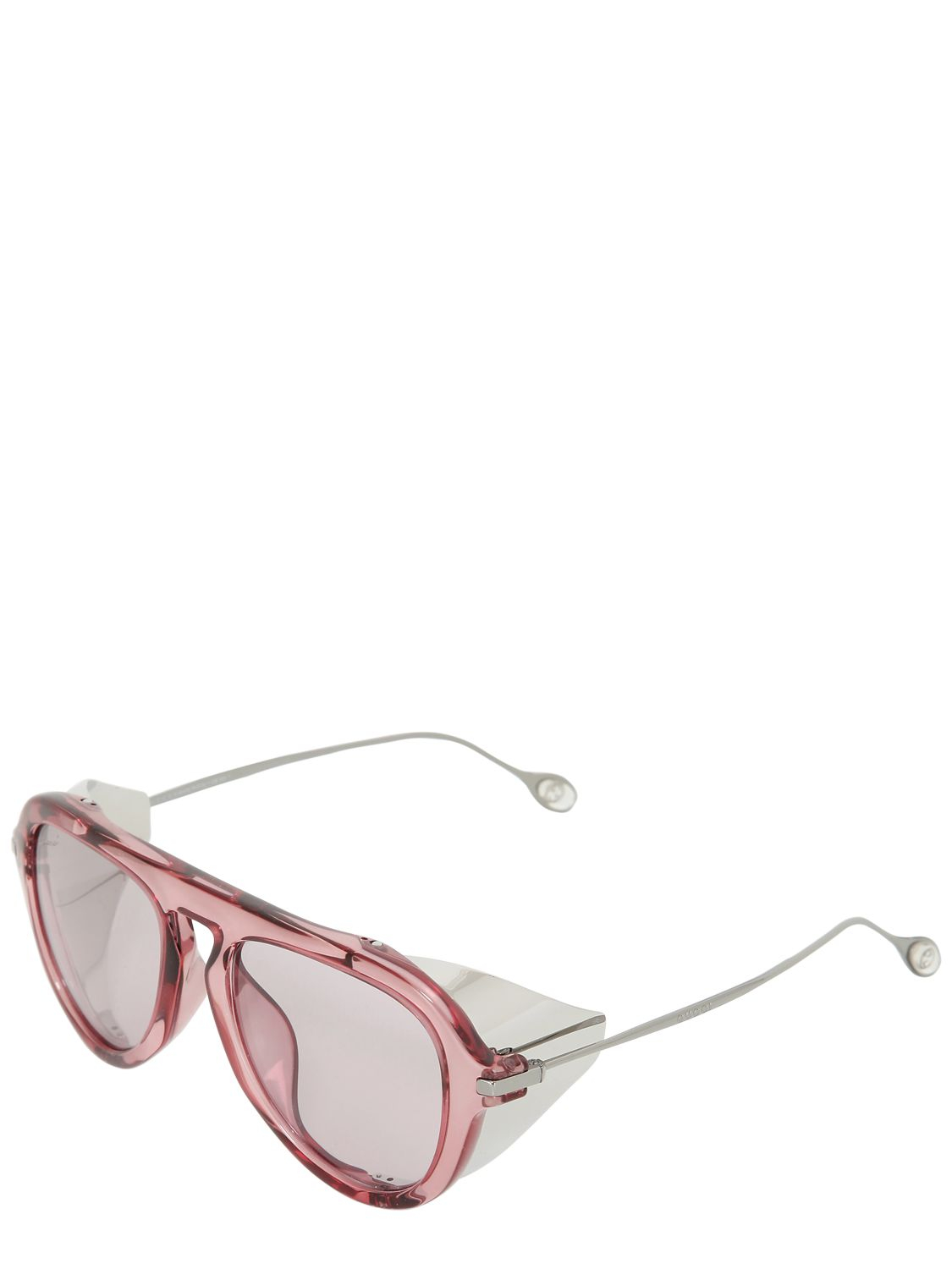 gucci pink aviator sunglasses