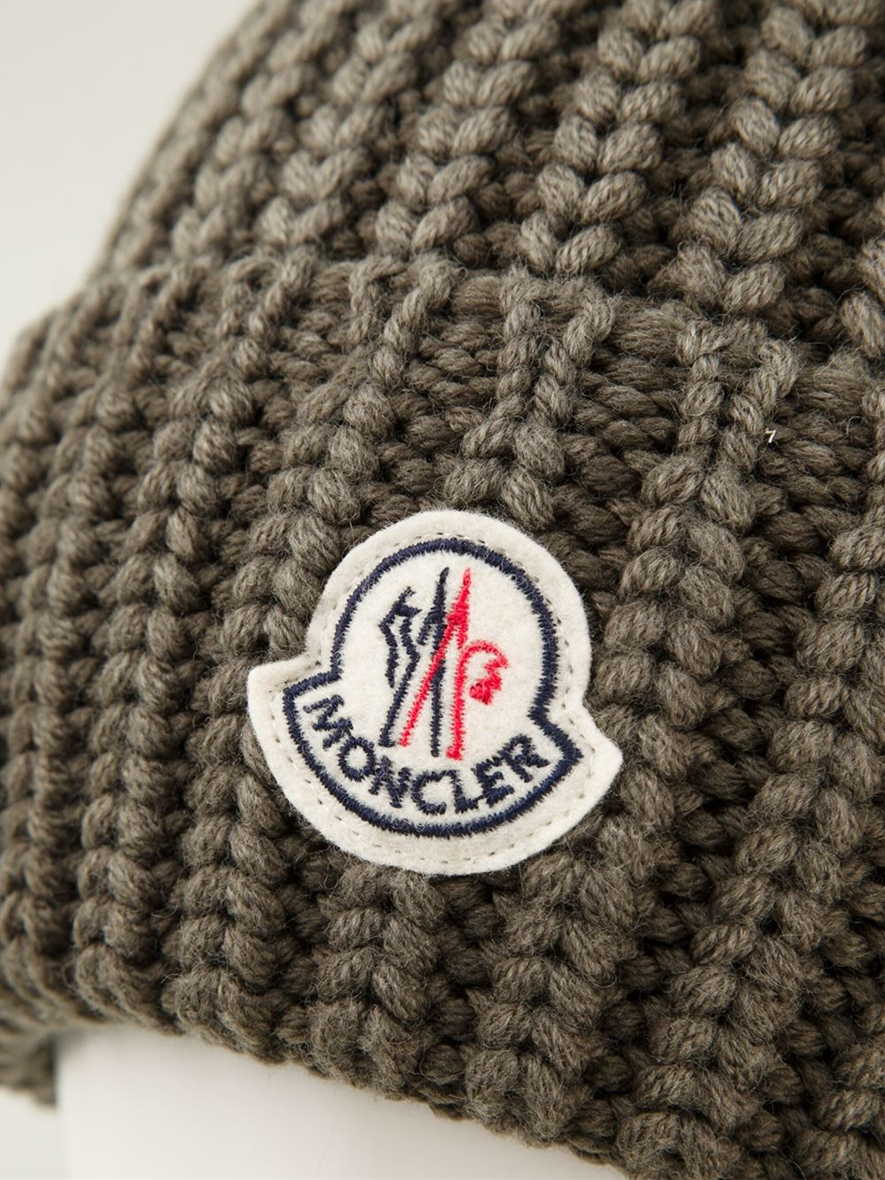 green moncler beanie