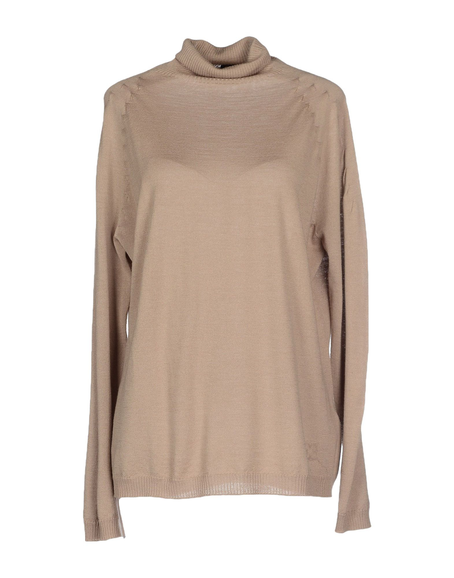 khaki turtleneck