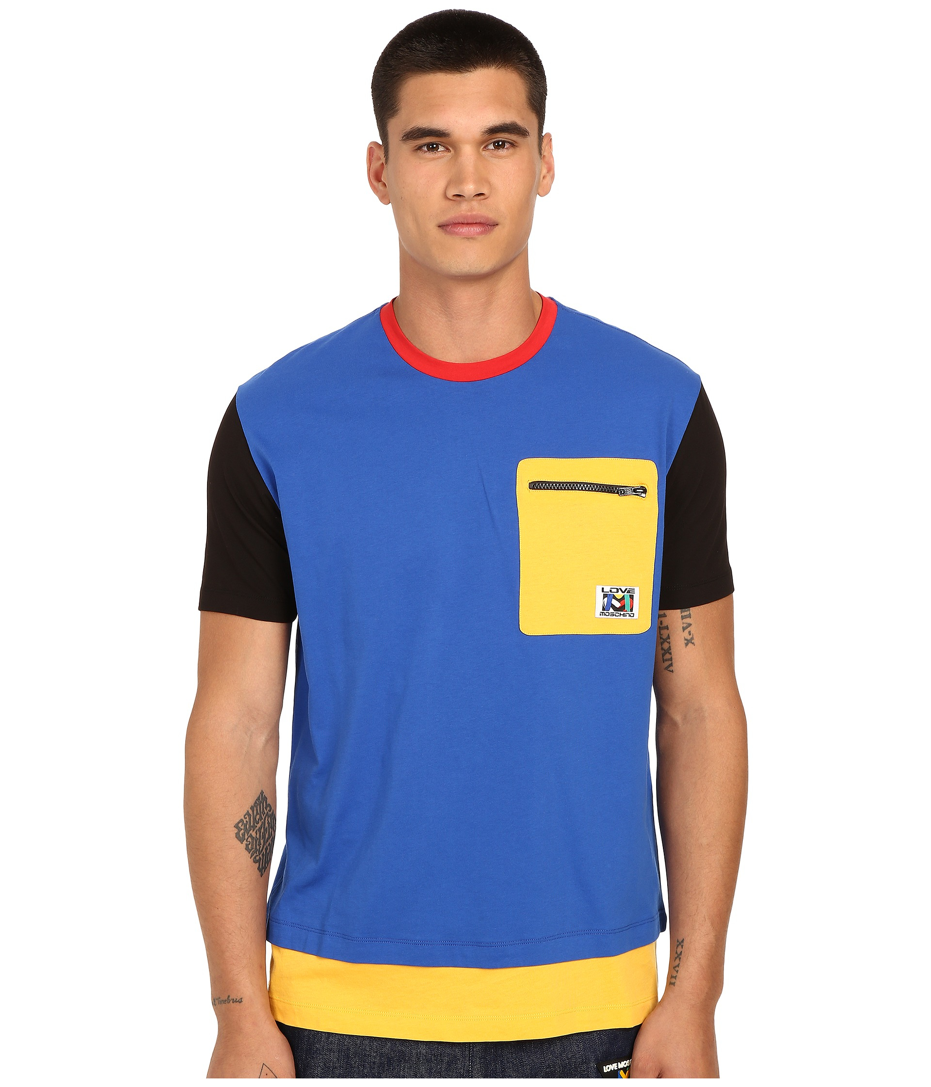 moschino blue shirt