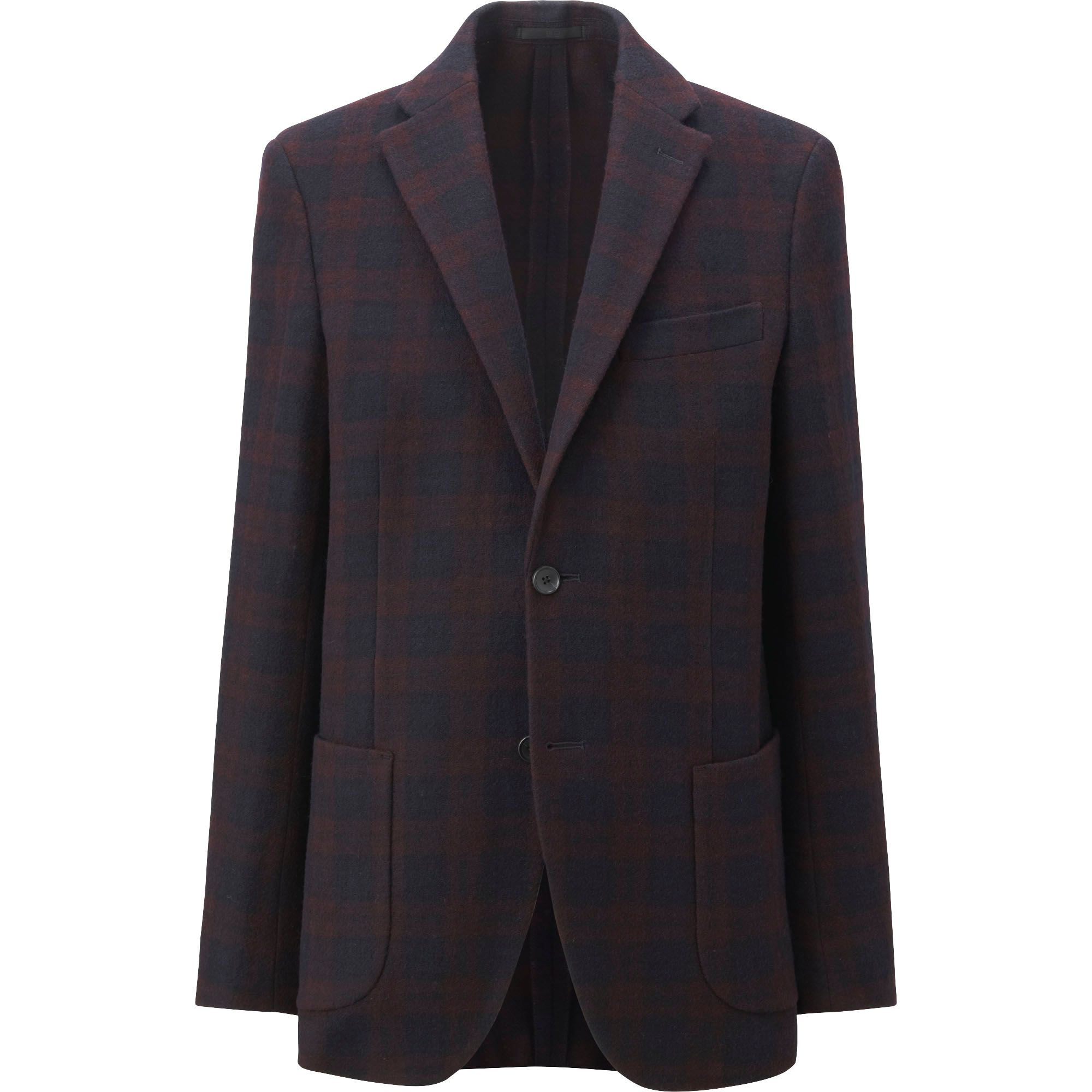 Uniqlo Men Wool Blended Comfort Jacket in Purple for Men (WINE) Lyst