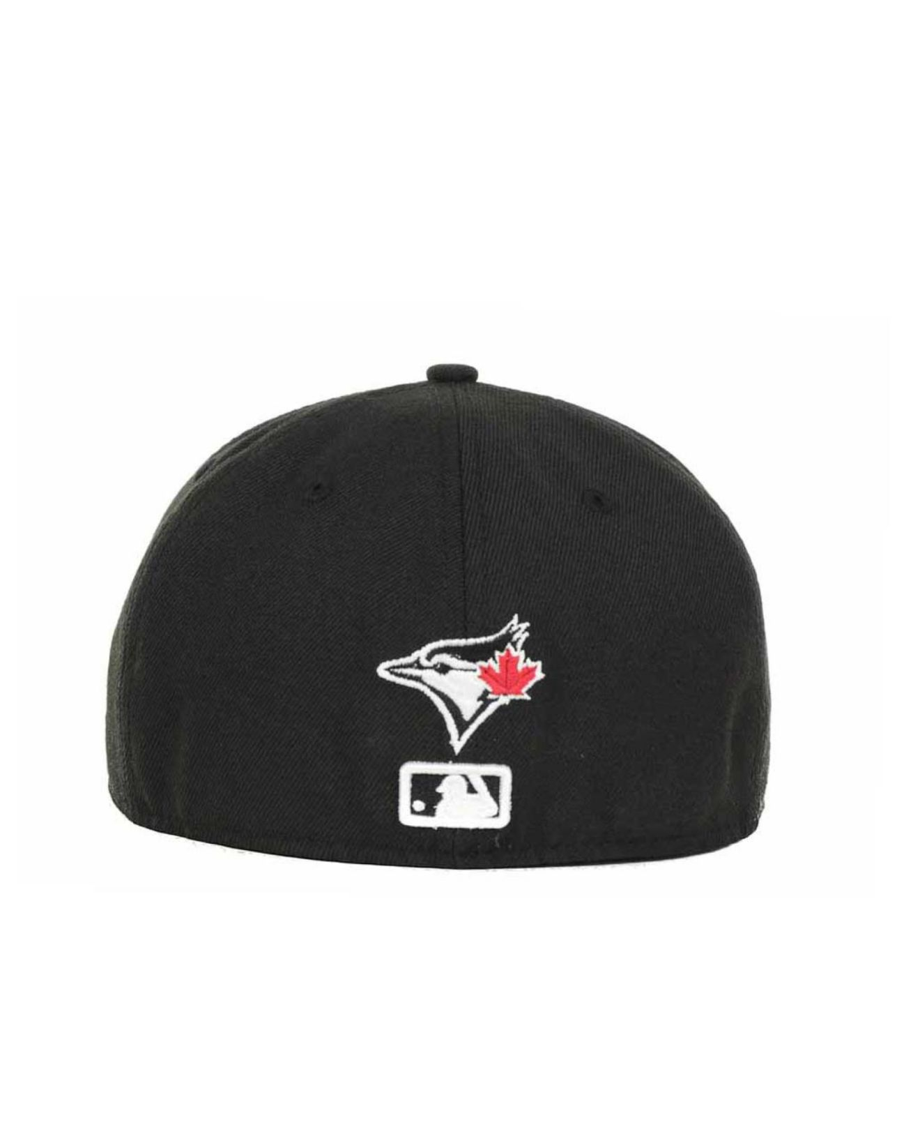 Ktz Toronto Blue Jays Mlb Black And White Fashion 59fifty Cap in Black