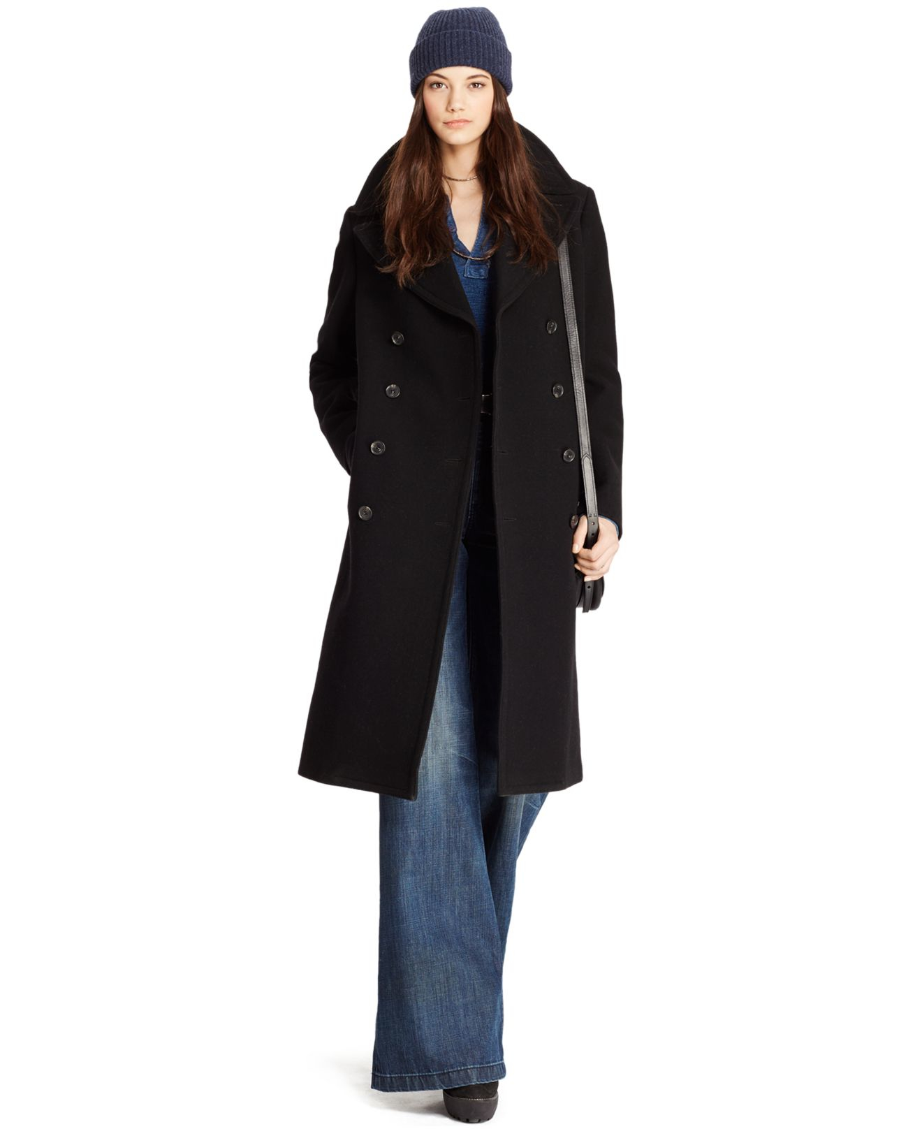 ralph lauren wool coat womens