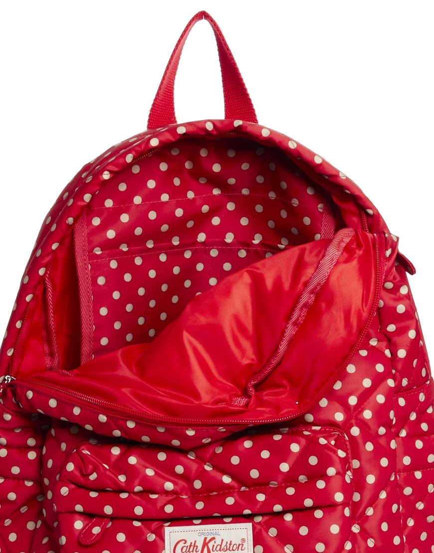 cath kidston red backpack