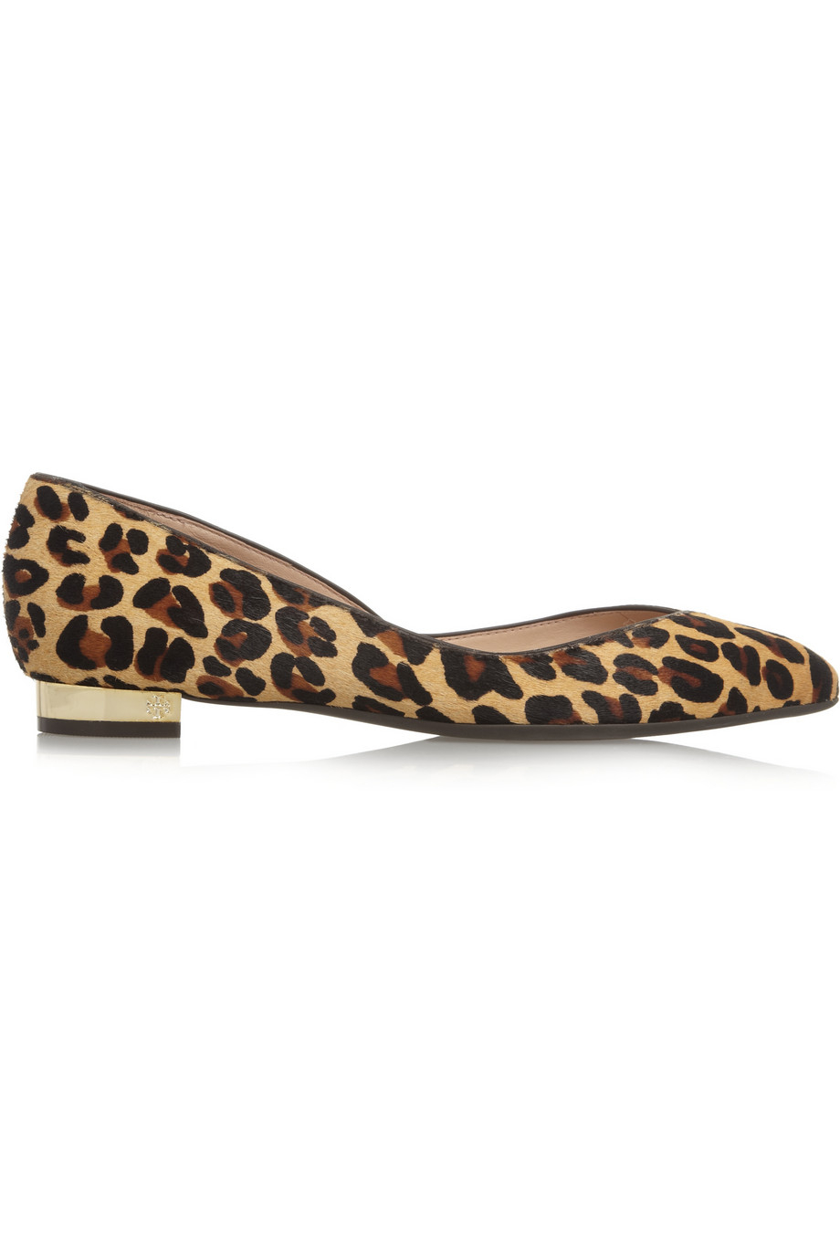 tory burch leopard flat