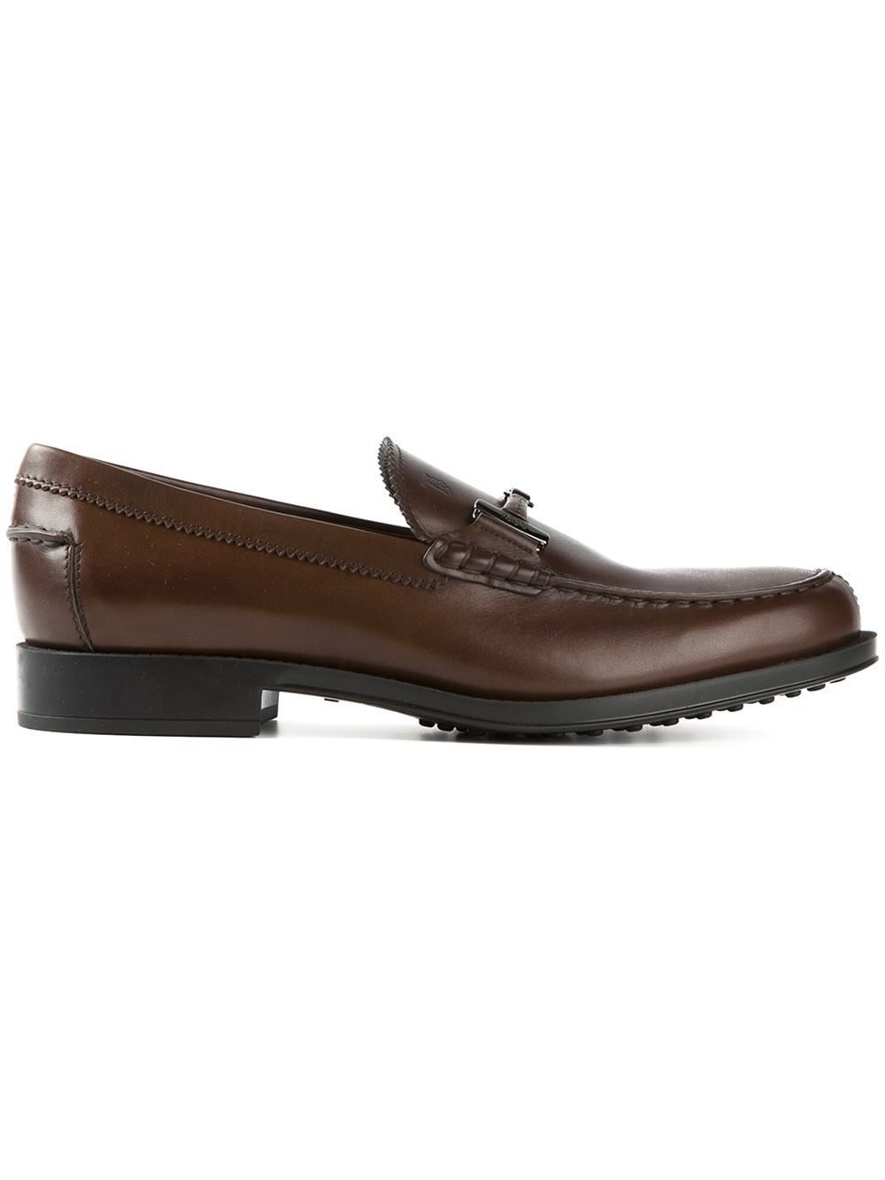Lyst - Tod'S Classic Loafers in Brown for Men