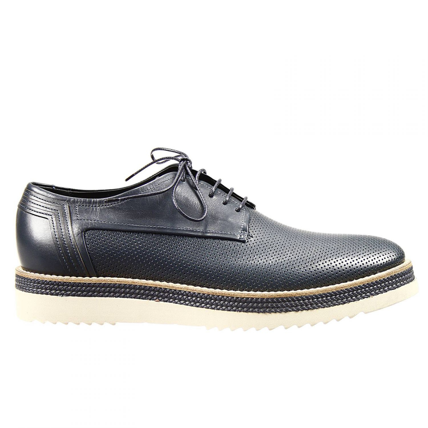 Alberto guardiani Lace Up Shoes Aldon Derby Leather Perforated Sole