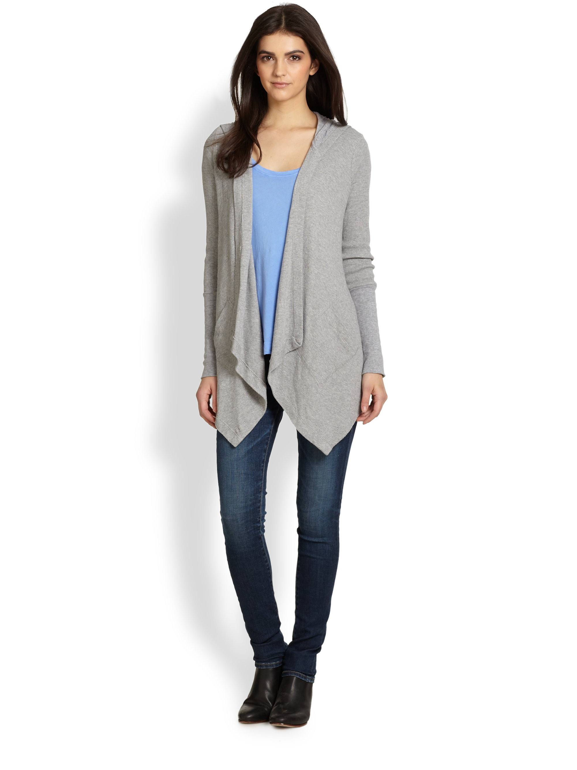 splendid thermal flight cardigan