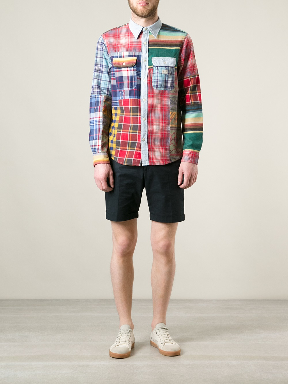 Ralph Lauren Patchwork Shirt for Men | Lyst