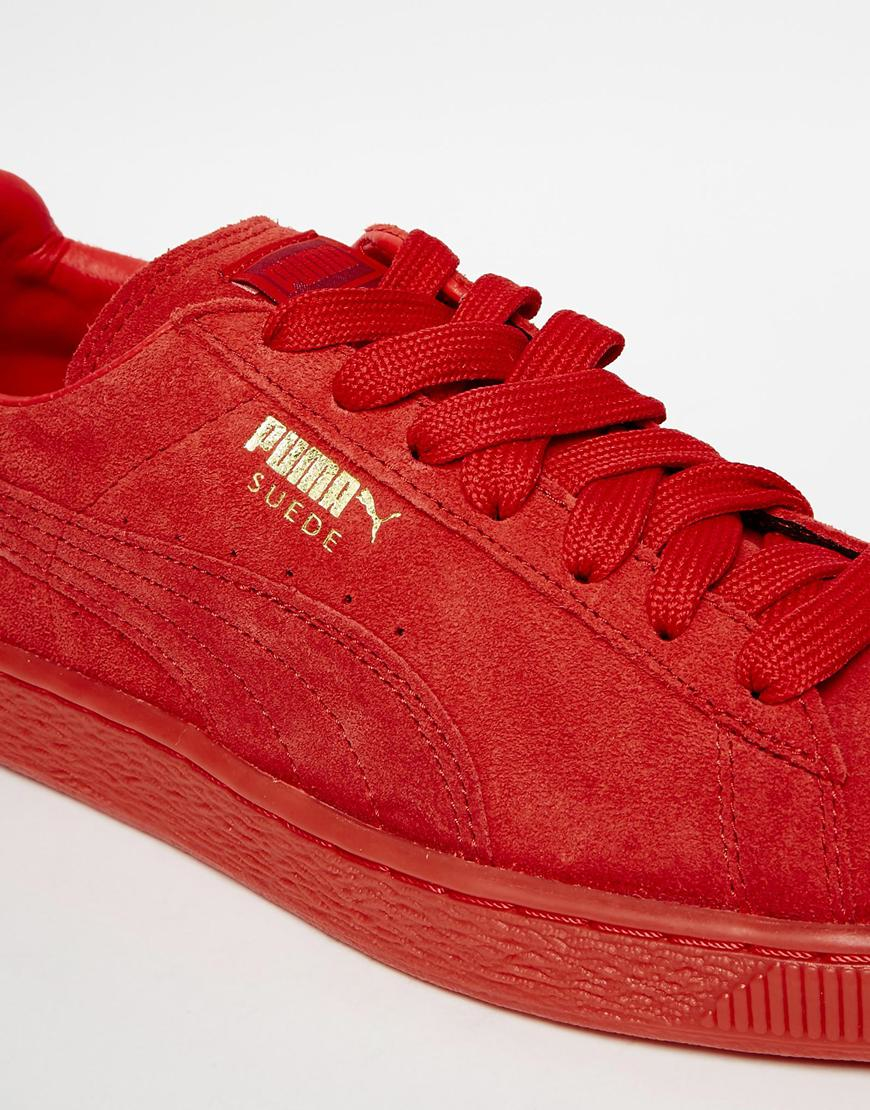PUMA Suede Mono Trainers in for Men | Lyst
