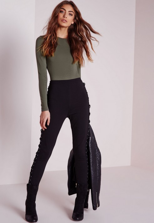 khaki green bodysuit