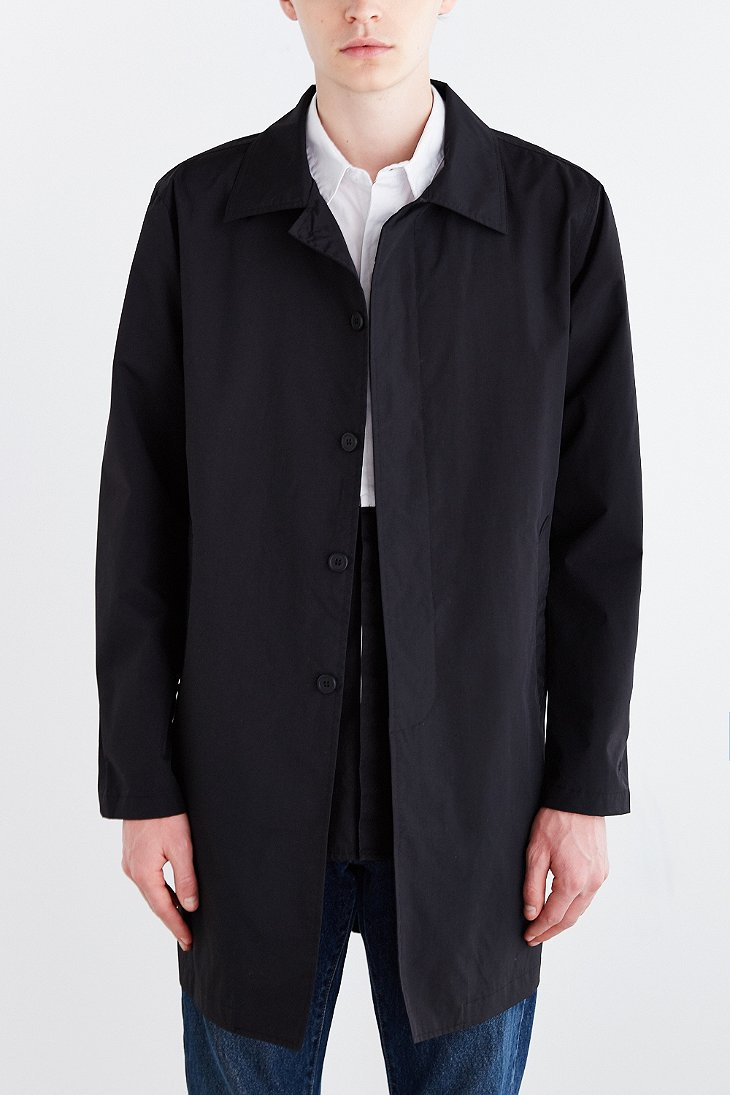 Black Nylon Coat 36