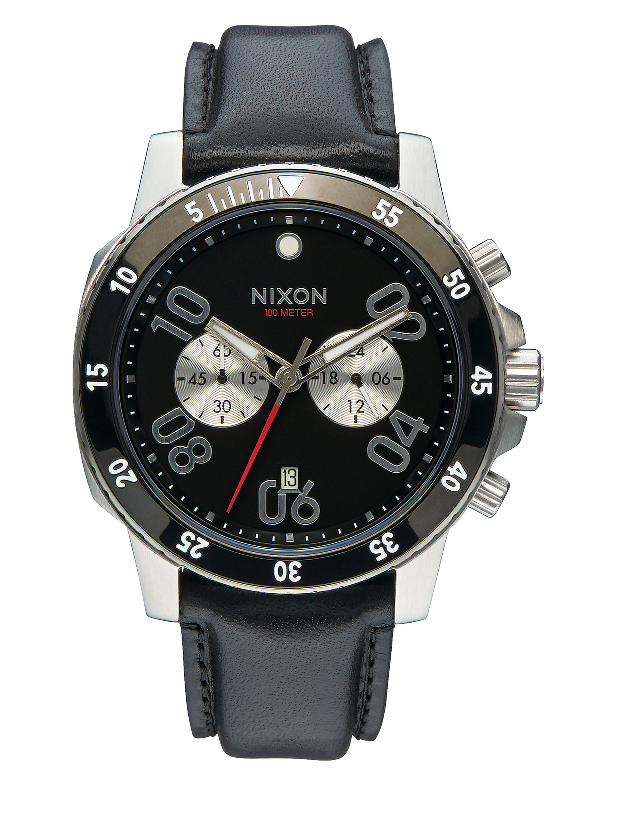 Lyst Nixon Ranger Stainless Steel Chronograph Watch in Black for Men