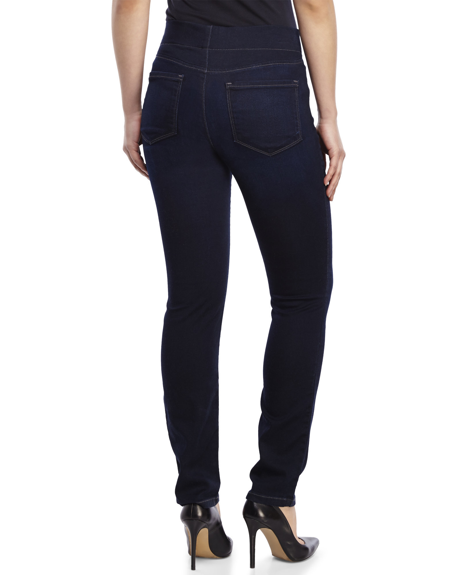 NYDJ Basic 5 Pocket Skinny Pant In Ponte Knit in Black - Lyst
