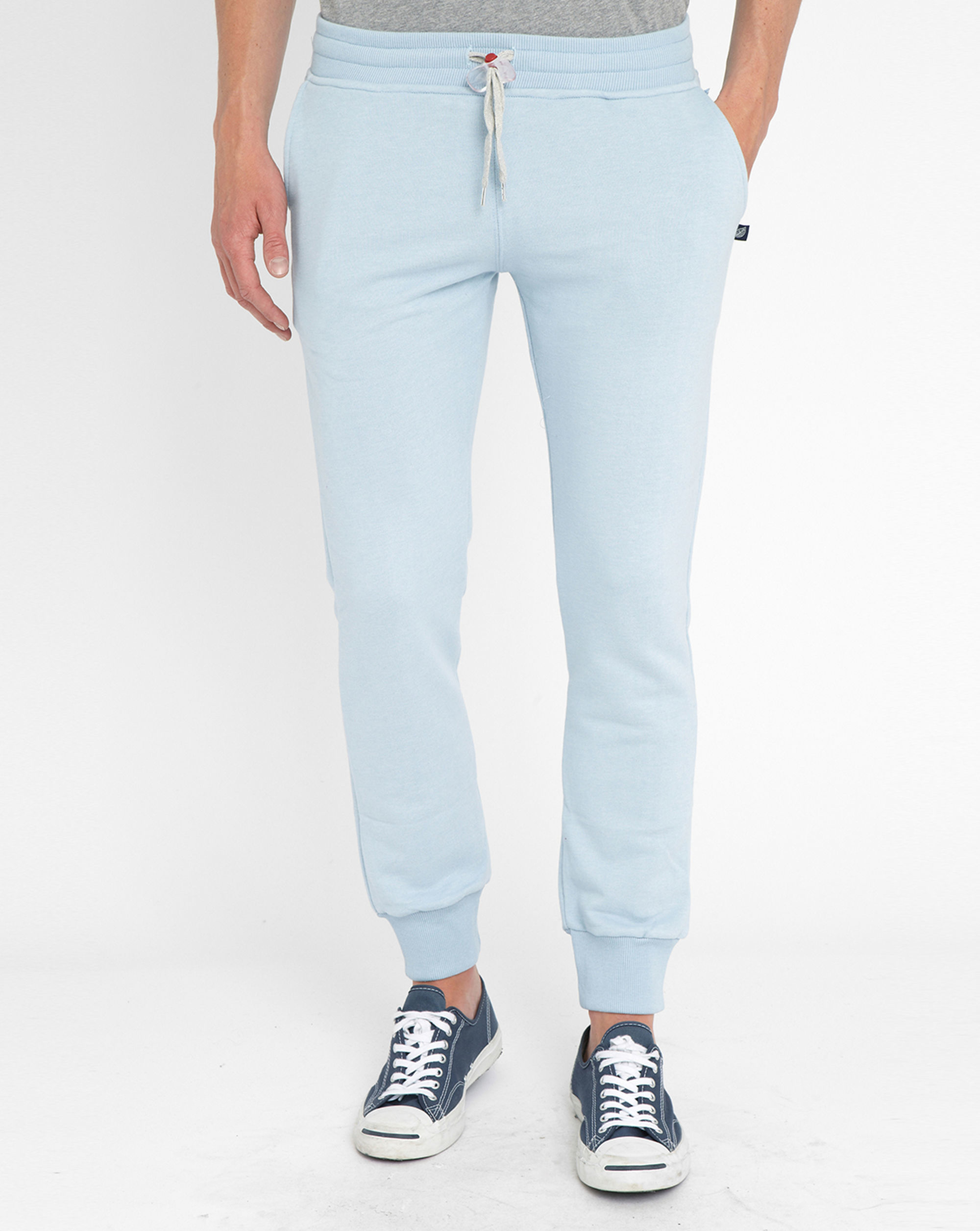 light blue jogger set