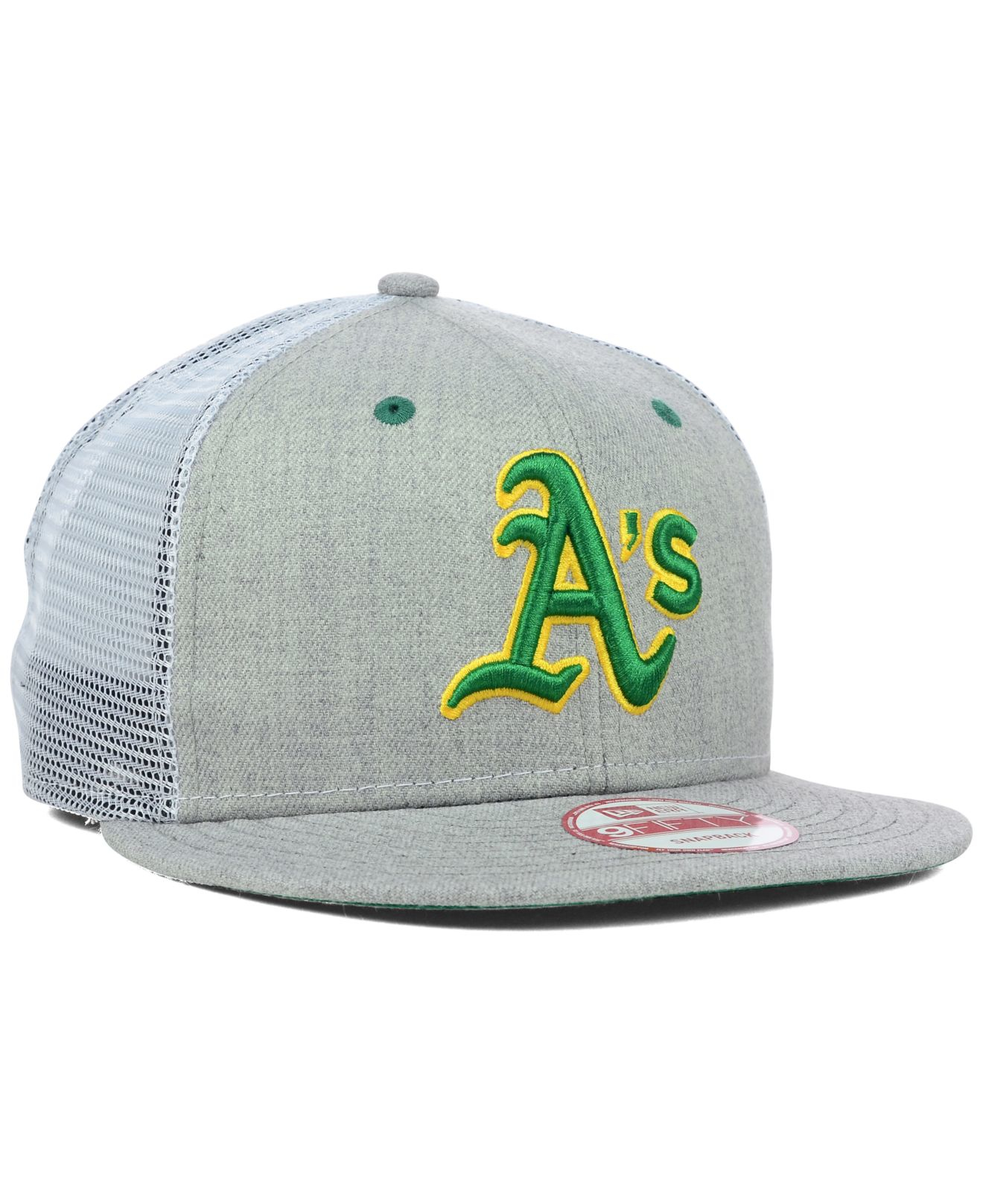 oakland a's mesh hat