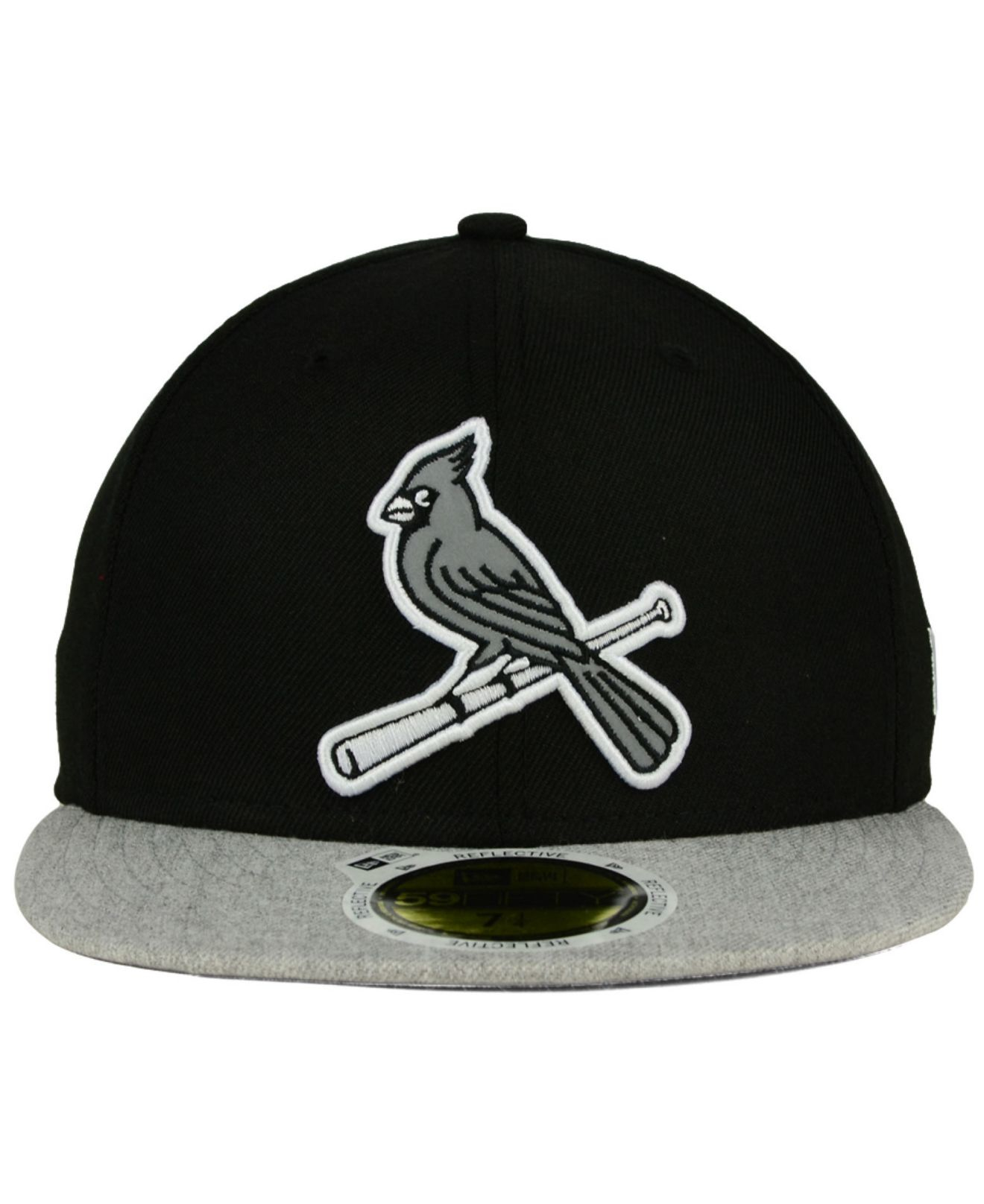 KTZ St. Louis Cardinals Mlb Black And White Fashion 59fifty Cap for Men