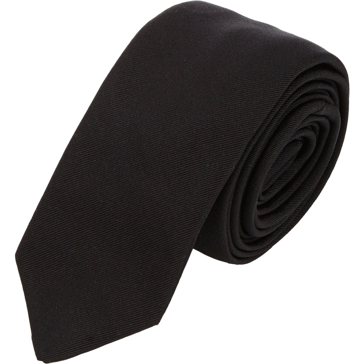 Lyst - Lanvin Twill Neck Tie in Black for Men