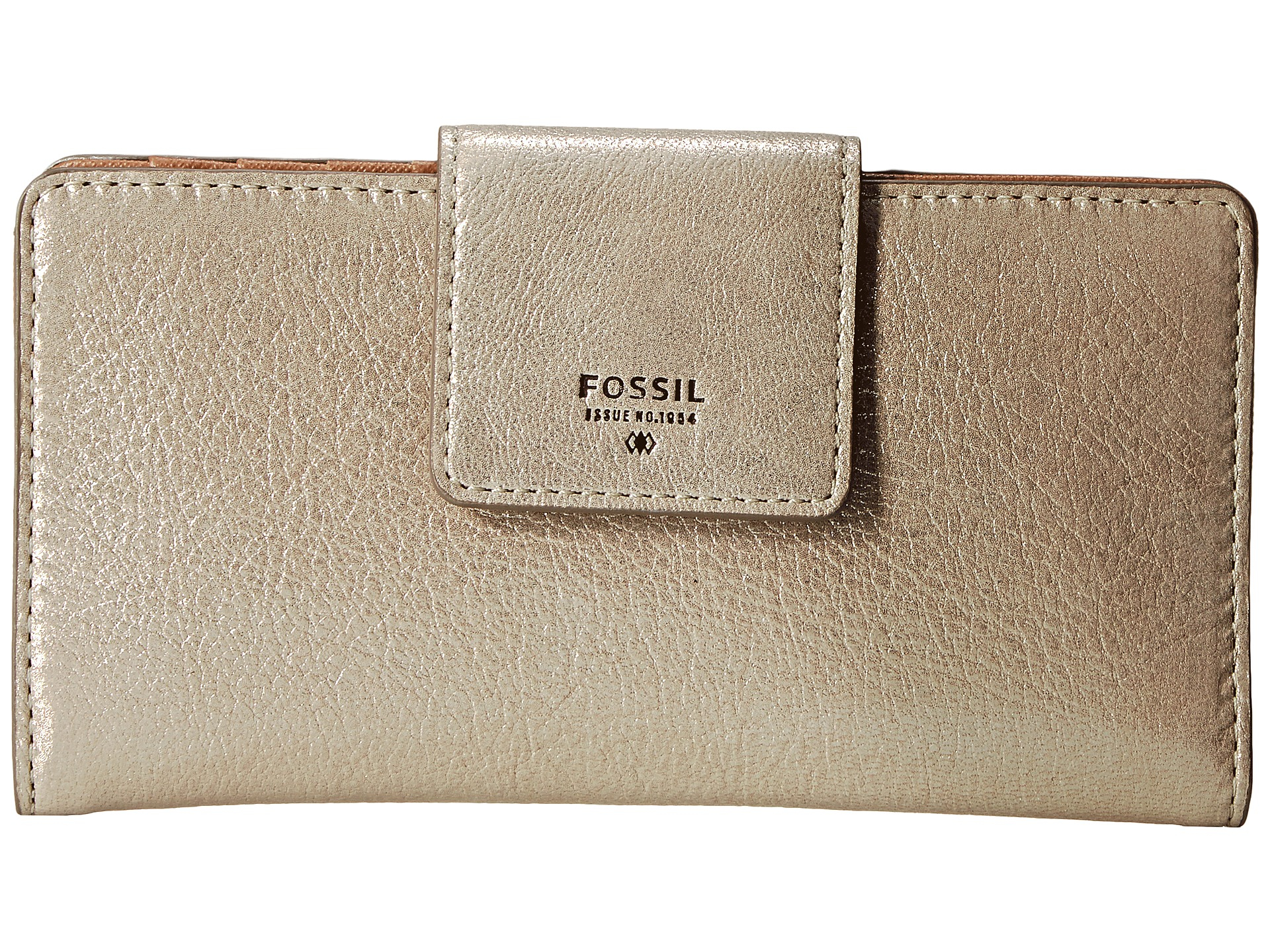 Fossil Sydney Tab Clutch in Gold (Champagne) Lyst