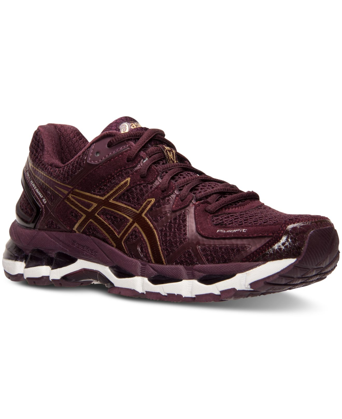 asics gel kayano plum