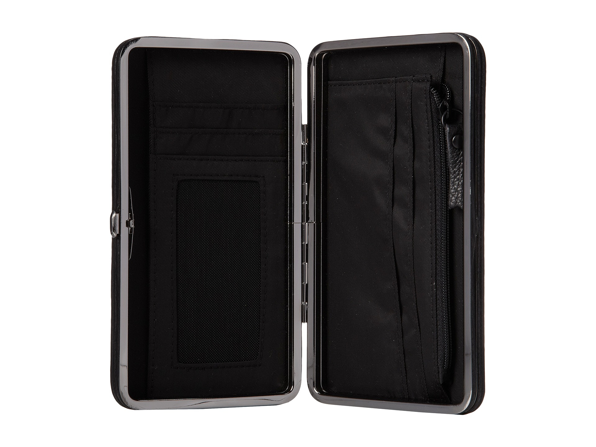 Nixon Leather Snap HardCase Wallet in Black Lyst