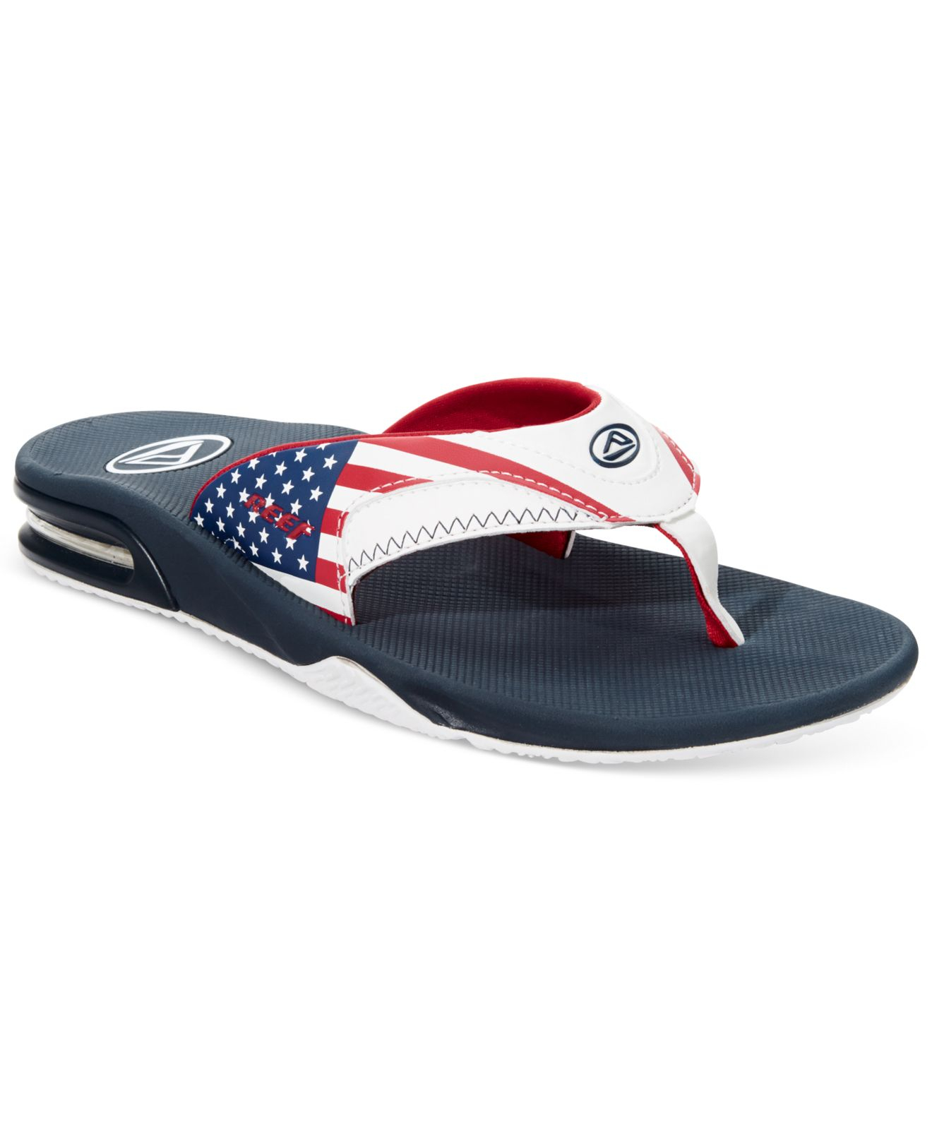 Reef Fanning Thong Sandals in Blue for Men - Lyst