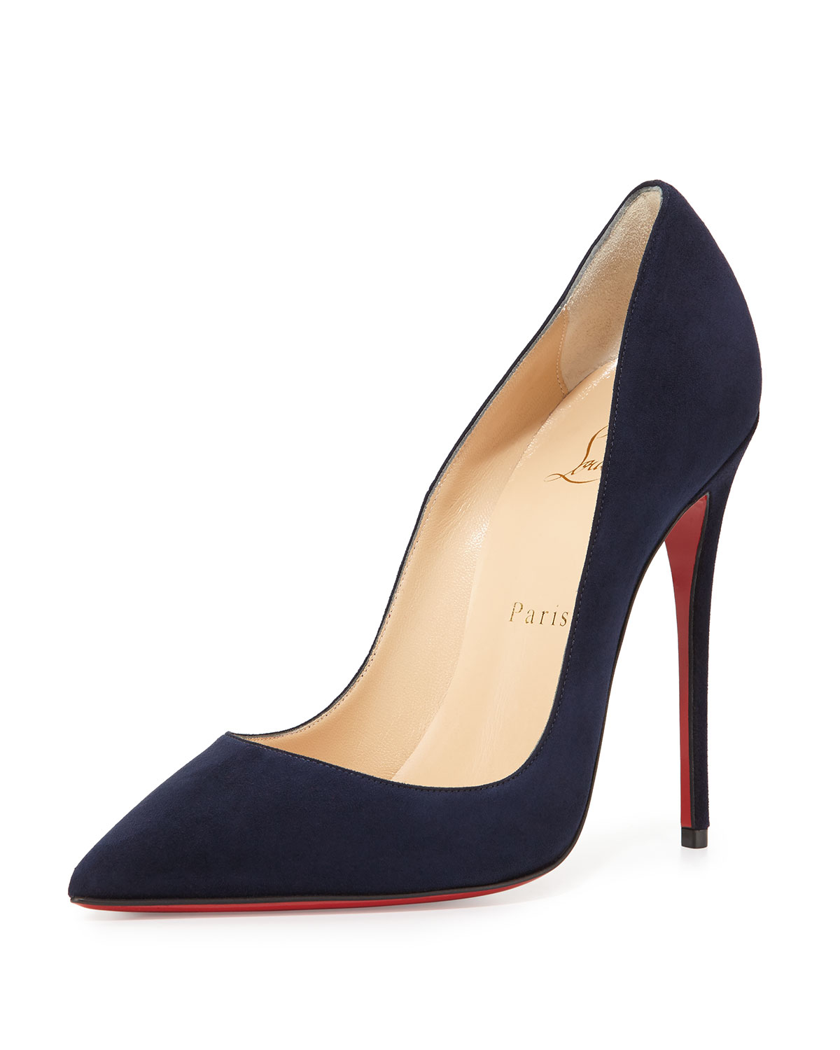 navy blue louboutin heels