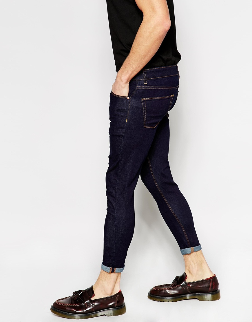 indigo skinny jeans mens